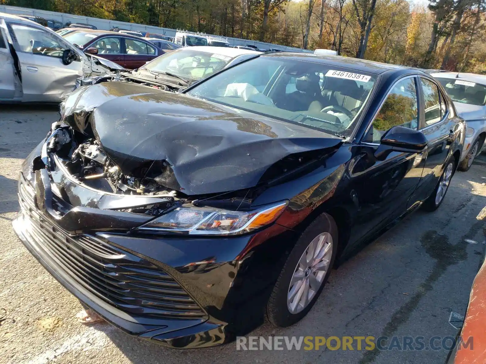 2 Photograph of a damaged car 4T1C11AK0LU868556 TOYOTA CAMRY 2020