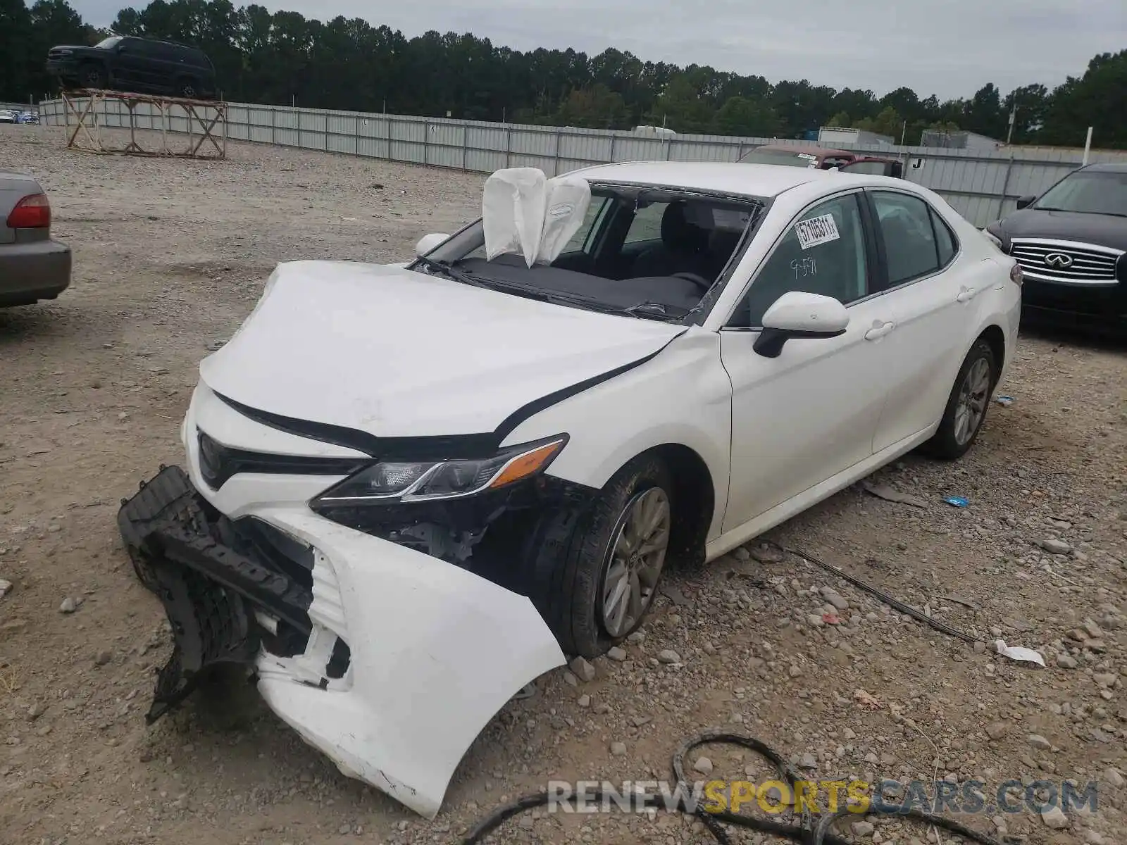 2 Photograph of a damaged car 4T1C11AK0LU869965 TOYOTA CAMRY 2020