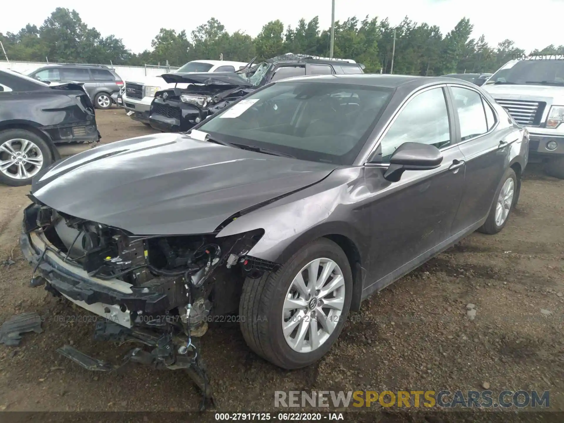 2 Photograph of a damaged car 4T1C11AK0LU869979 TOYOTA CAMRY 2020