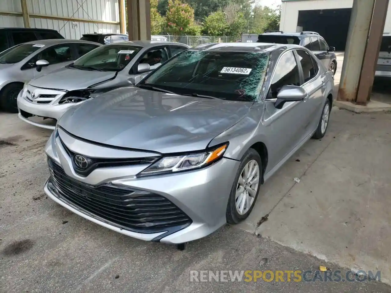 2 Photograph of a damaged car 4T1C11AK0LU870484 TOYOTA CAMRY 2020