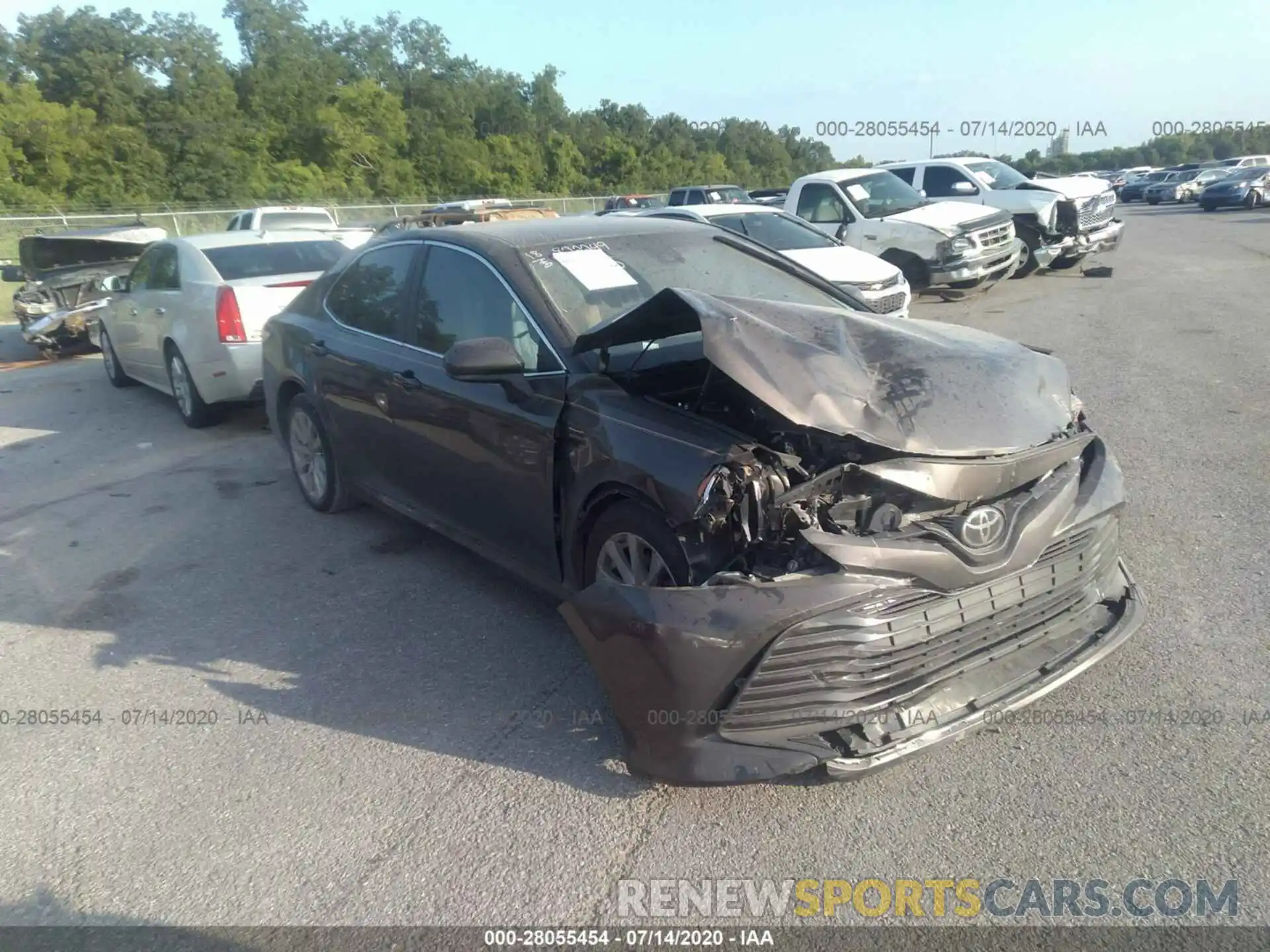 1 Photograph of a damaged car 4T1C11AK0LU872249 TOYOTA CAMRY 2020