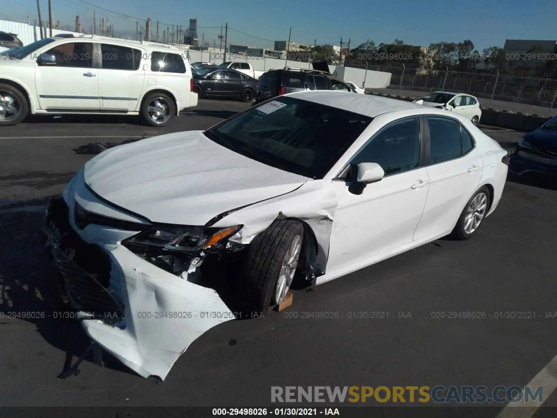 2 Photograph of a damaged car 4T1C11AK0LU875765 TOYOTA CAMRY 2020