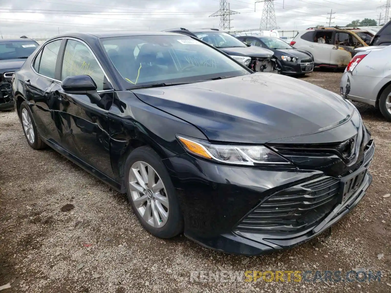 1 Photograph of a damaged car 4T1C11AK0LU876785 TOYOTA CAMRY 2020