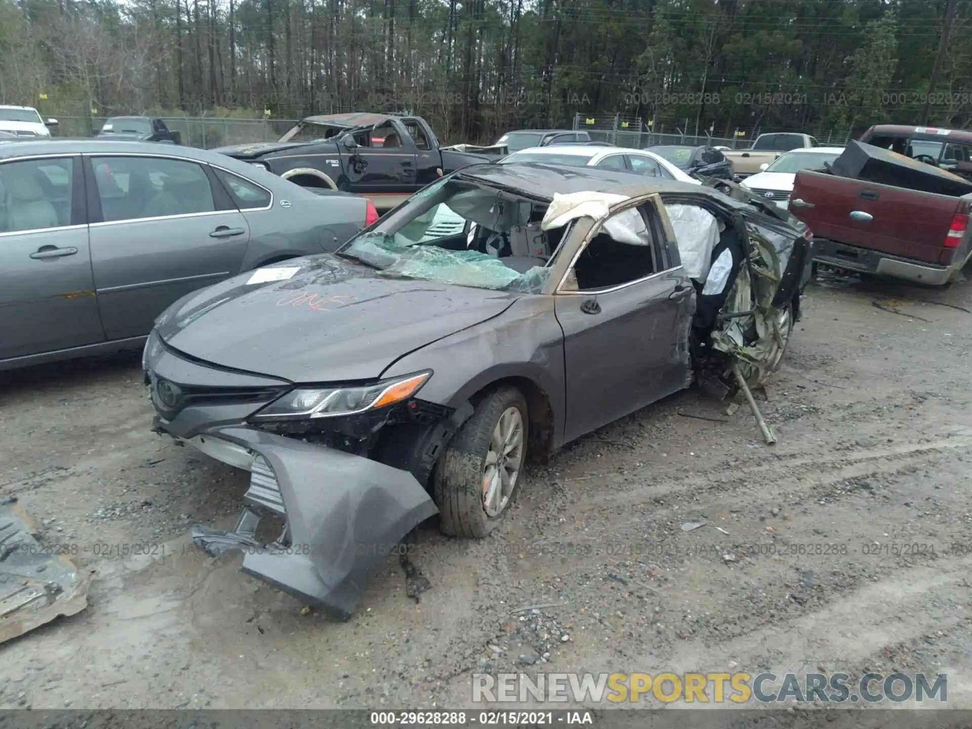 2 Photograph of a damaged car 4T1C11AK0LU878617 TOYOTA CAMRY 2020