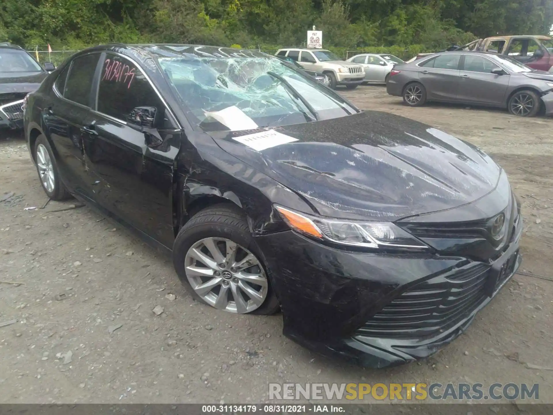 1 Photograph of a damaged car 4T1C11AK0LU883249 TOYOTA CAMRY 2020