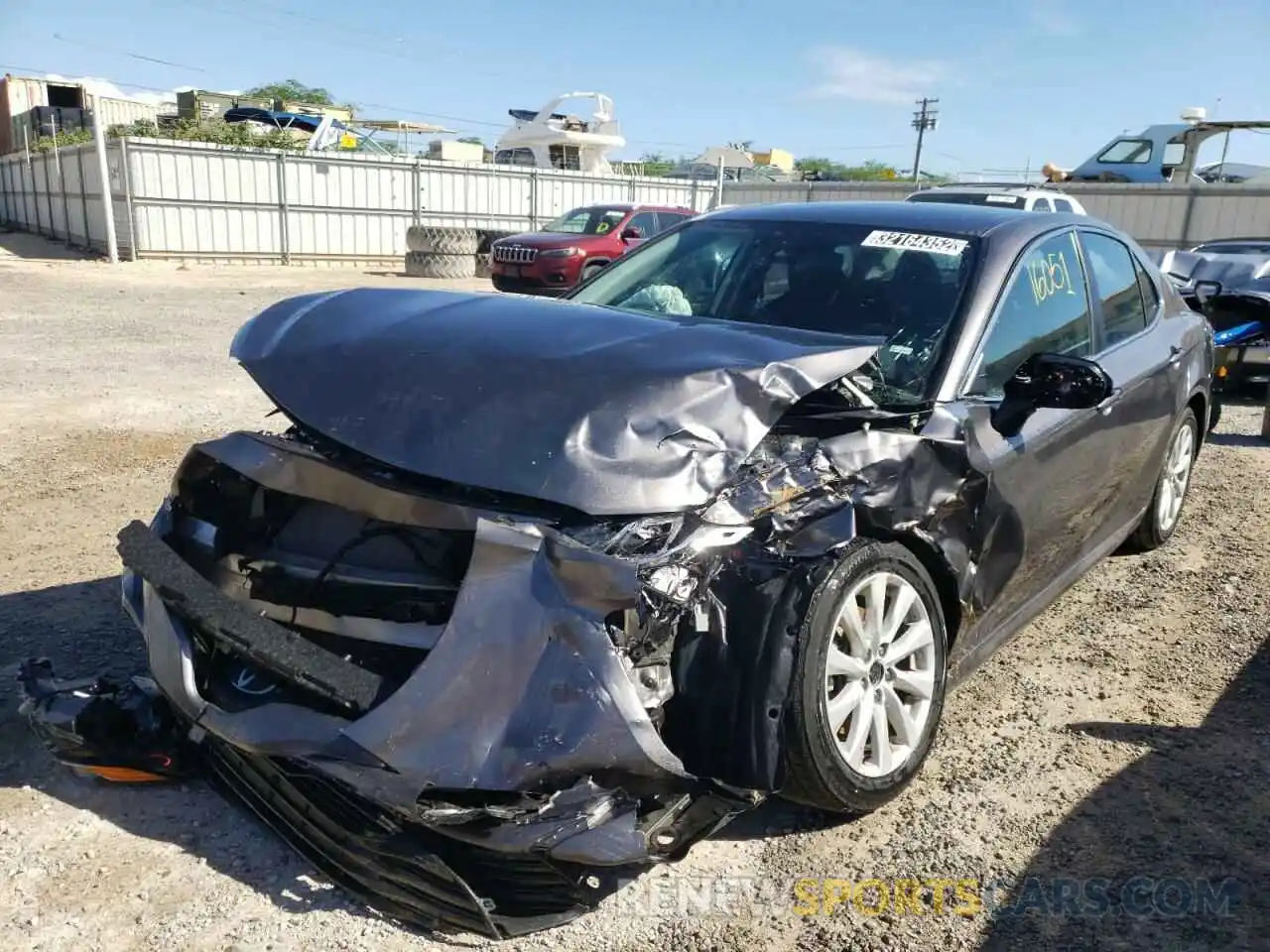 2 Photograph of a damaged car 4T1C11AK0LU890878 TOYOTA CAMRY 2020