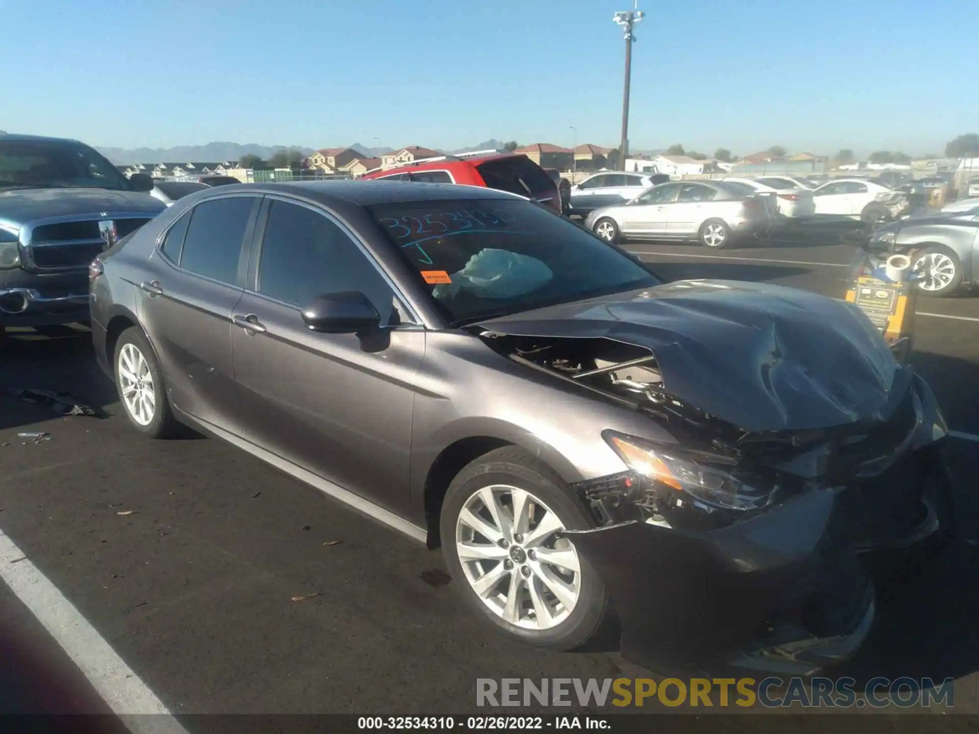 1 Photograph of a damaged car 4T1C11AK0LU893554 TOYOTA CAMRY 2020