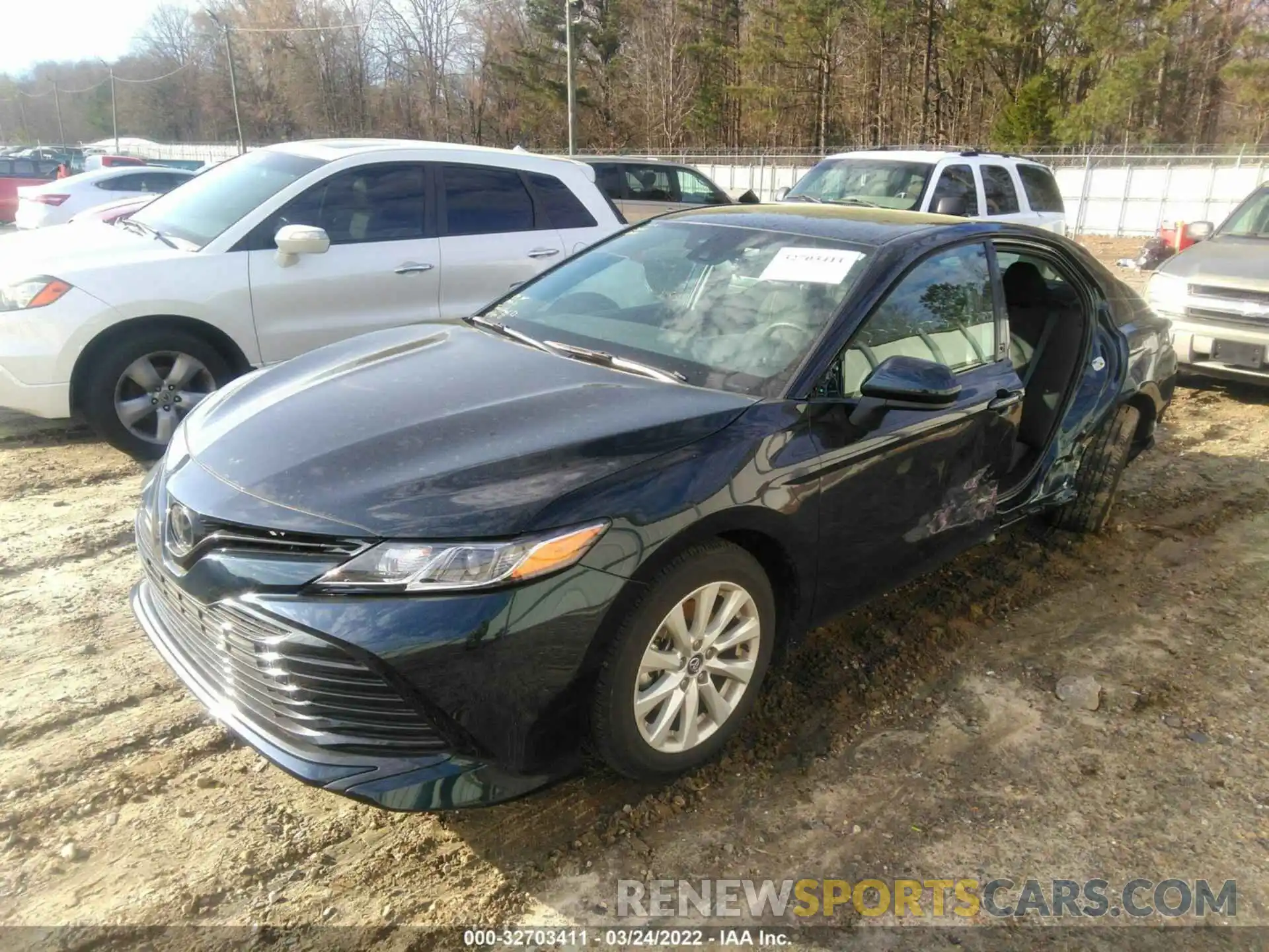 2 Photograph of a damaged car 4T1C11AK0LU912040 TOYOTA CAMRY 2020