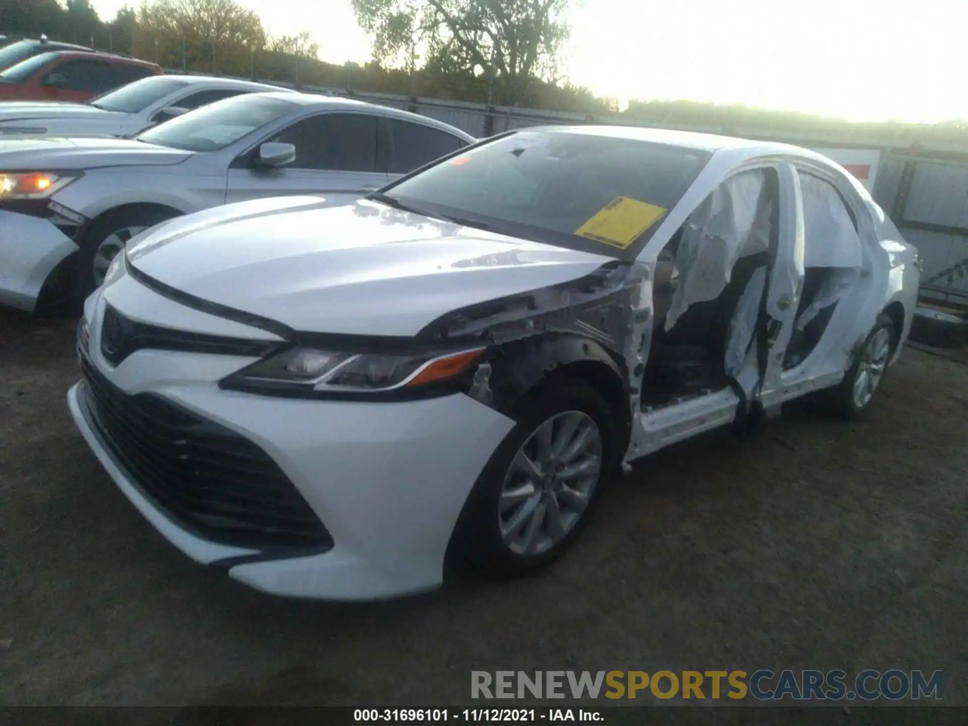 2 Photograph of a damaged car 4T1C11AK0LU912152 TOYOTA CAMRY 2020