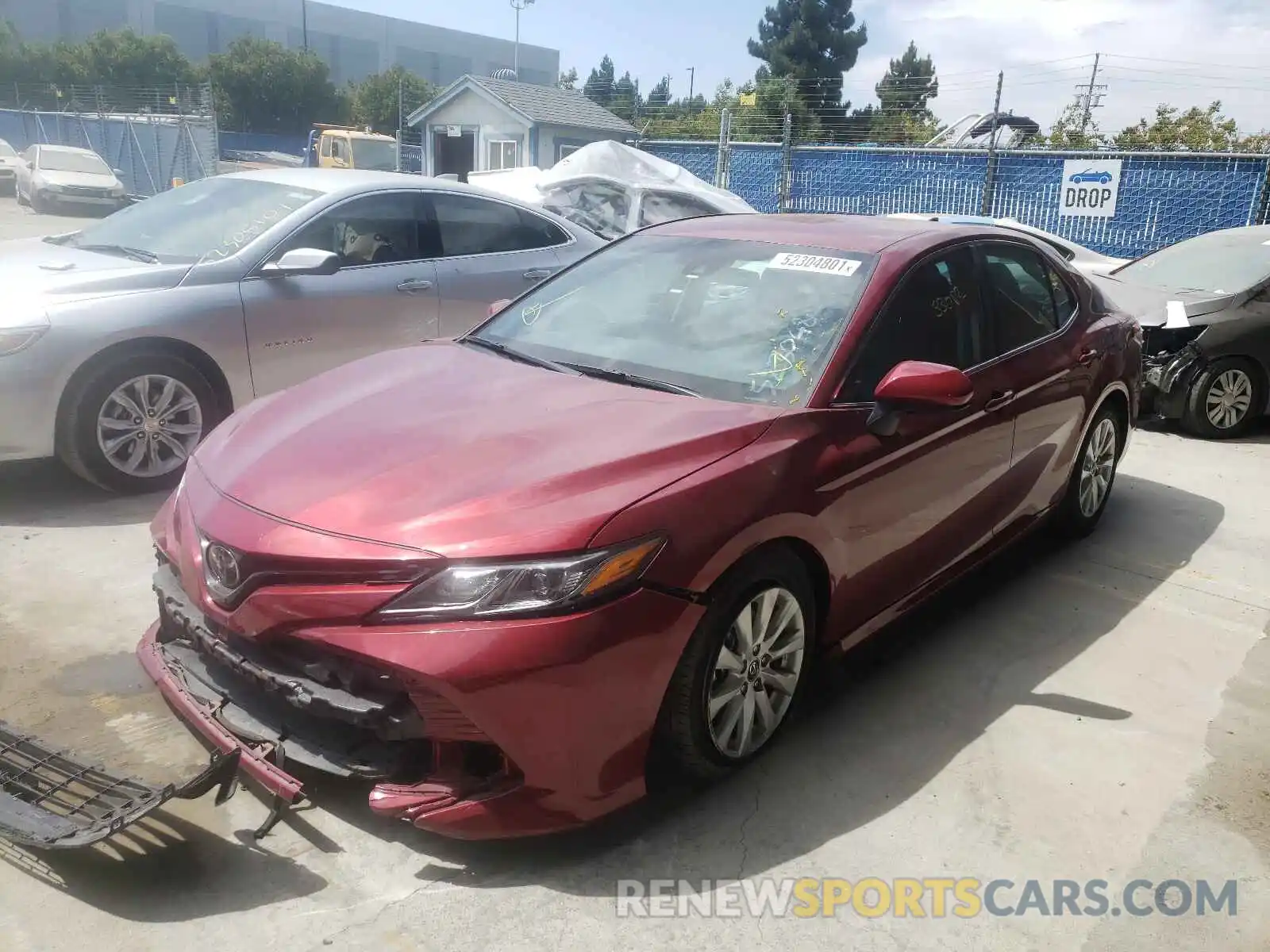 2 Photograph of a damaged car 4T1C11AK0LU917142 TOYOTA CAMRY 2020