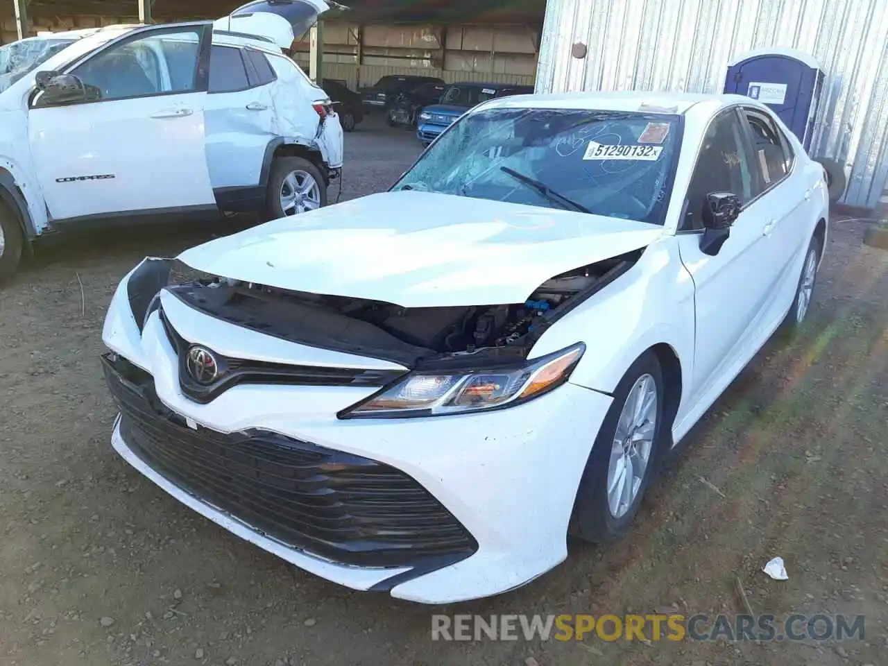 2 Photograph of a damaged car 4T1C11AK0LU917626 TOYOTA CAMRY 2020