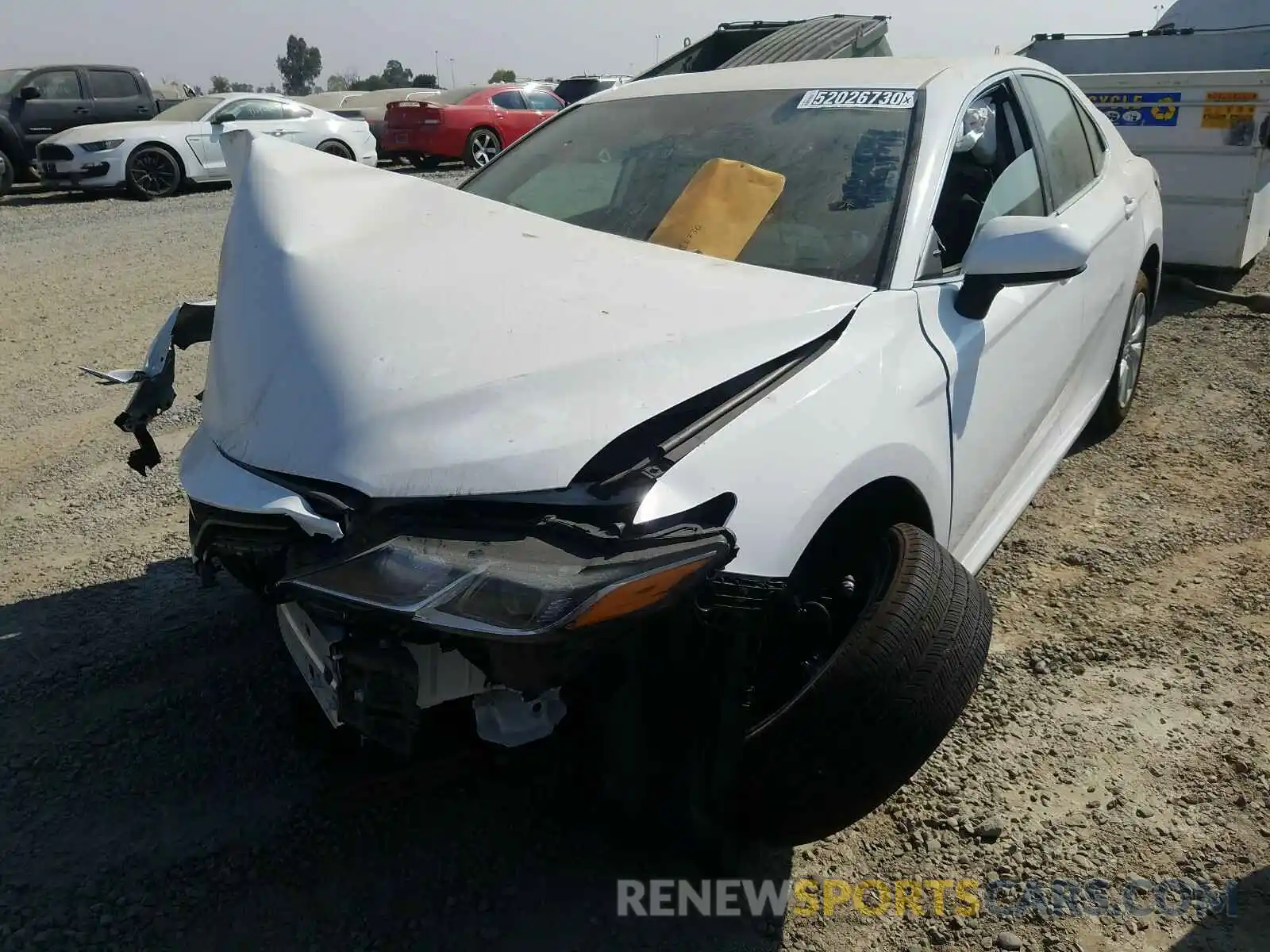 2 Photograph of a damaged car 4T1C11AK0LU919036 TOYOTA CAMRY 2020