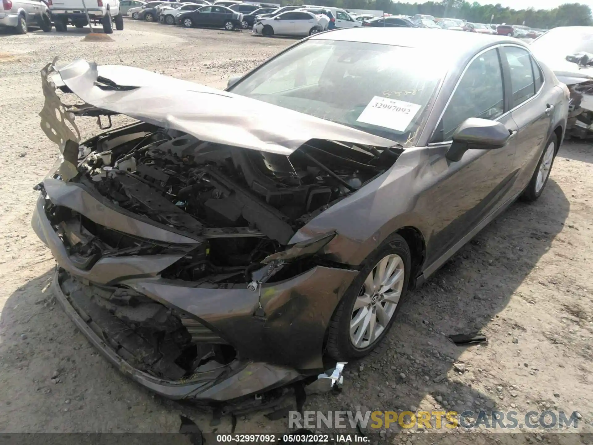 2 Photograph of a damaged car 4T1C11AK0LU921482 TOYOTA CAMRY 2020