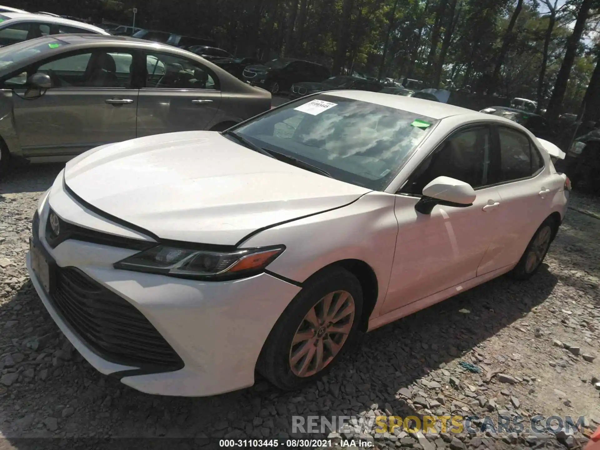 2 Photograph of a damaged car 4T1C11AK0LU927315 TOYOTA CAMRY 2020