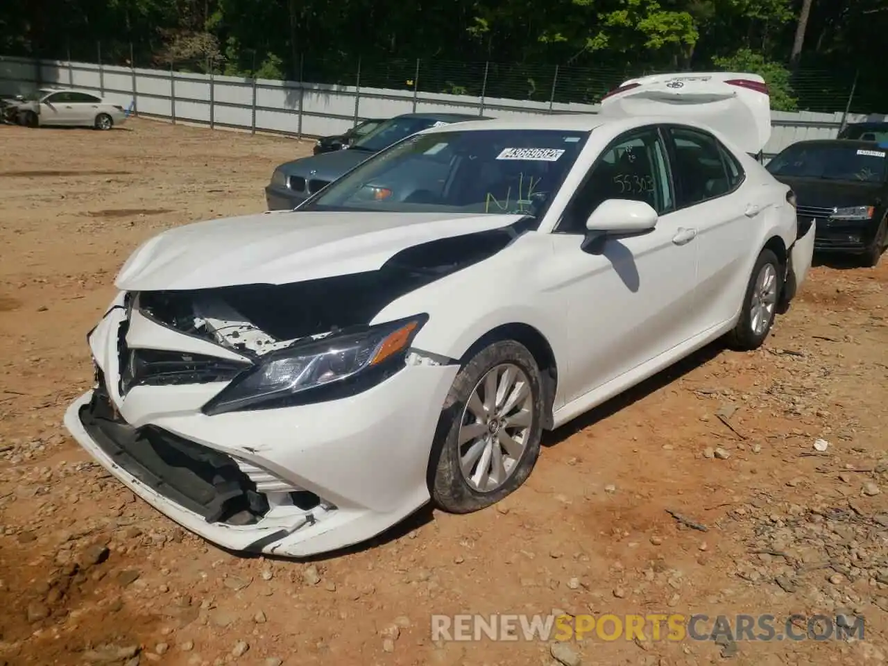 2 Photograph of a damaged car 4T1C11AK0LU927427 TOYOTA CAMRY 2020