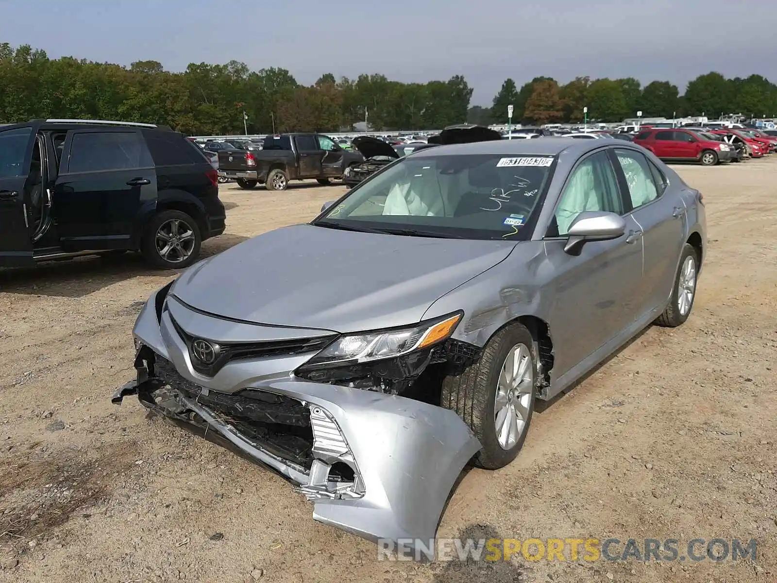 2 Photograph of a damaged car 4T1C11AK0LU927976 TOYOTA CAMRY 2020