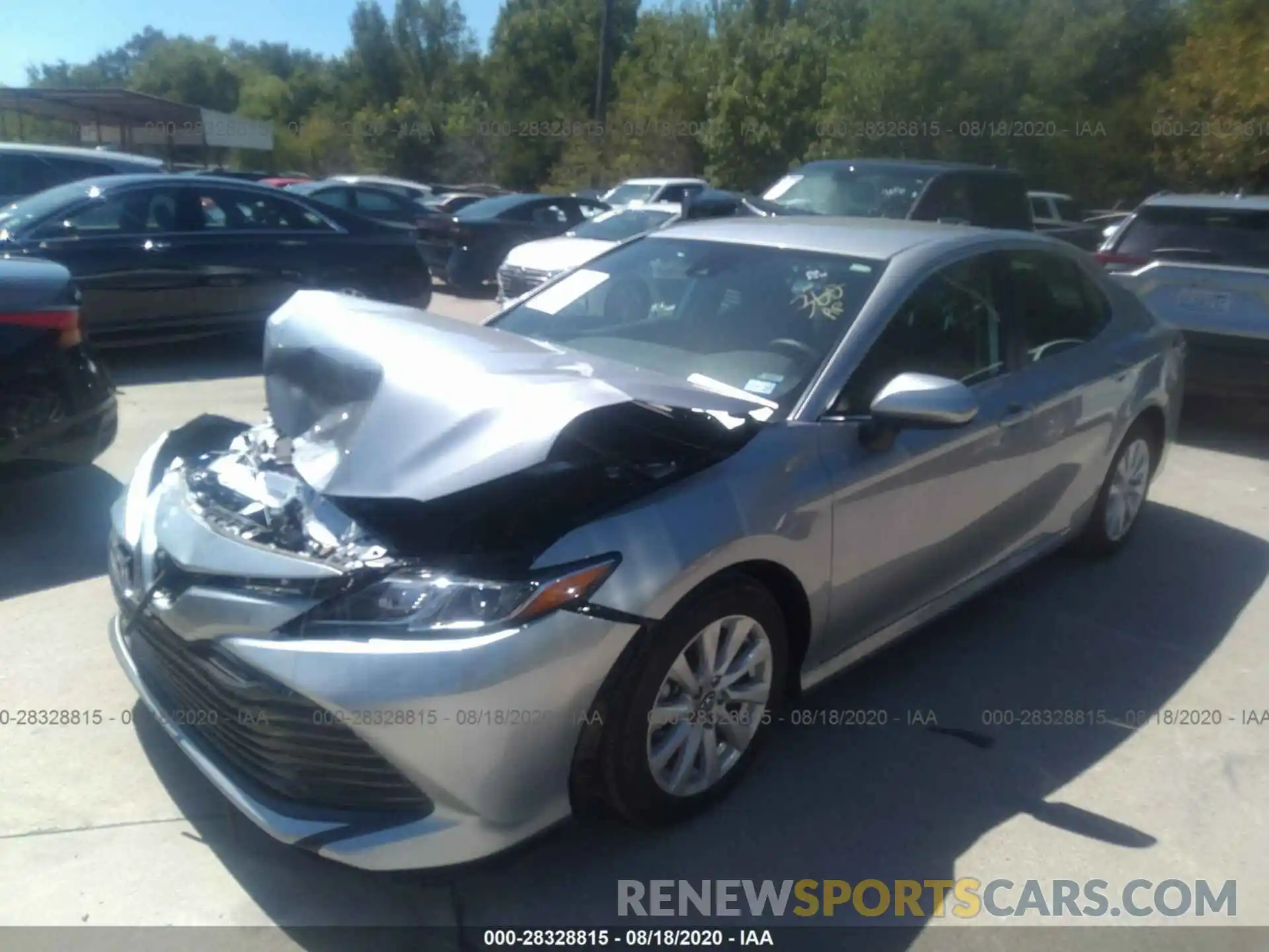 2 Photograph of a damaged car 4T1C11AK0LU939092 TOYOTA CAMRY 2020