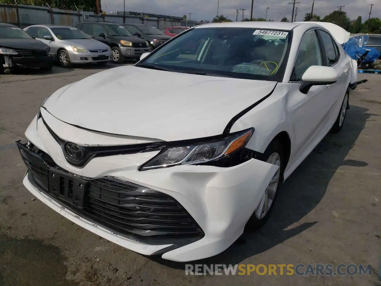 2 Photograph of a damaged car 4T1C11AK0LU940906 TOYOTA CAMRY 2020