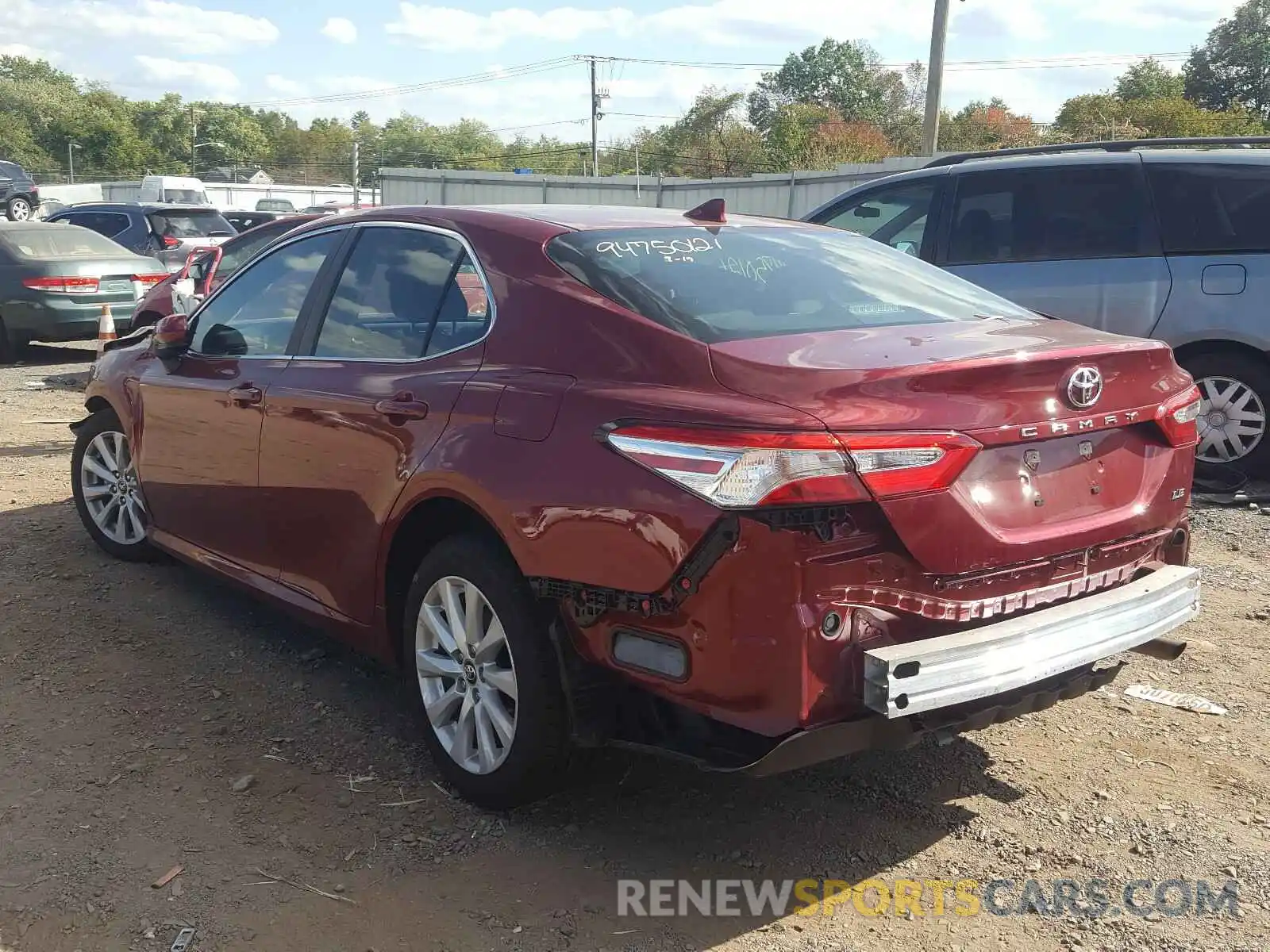 3 Photograph of a damaged car 4T1C11AK0LU944163 TOYOTA CAMRY 2020