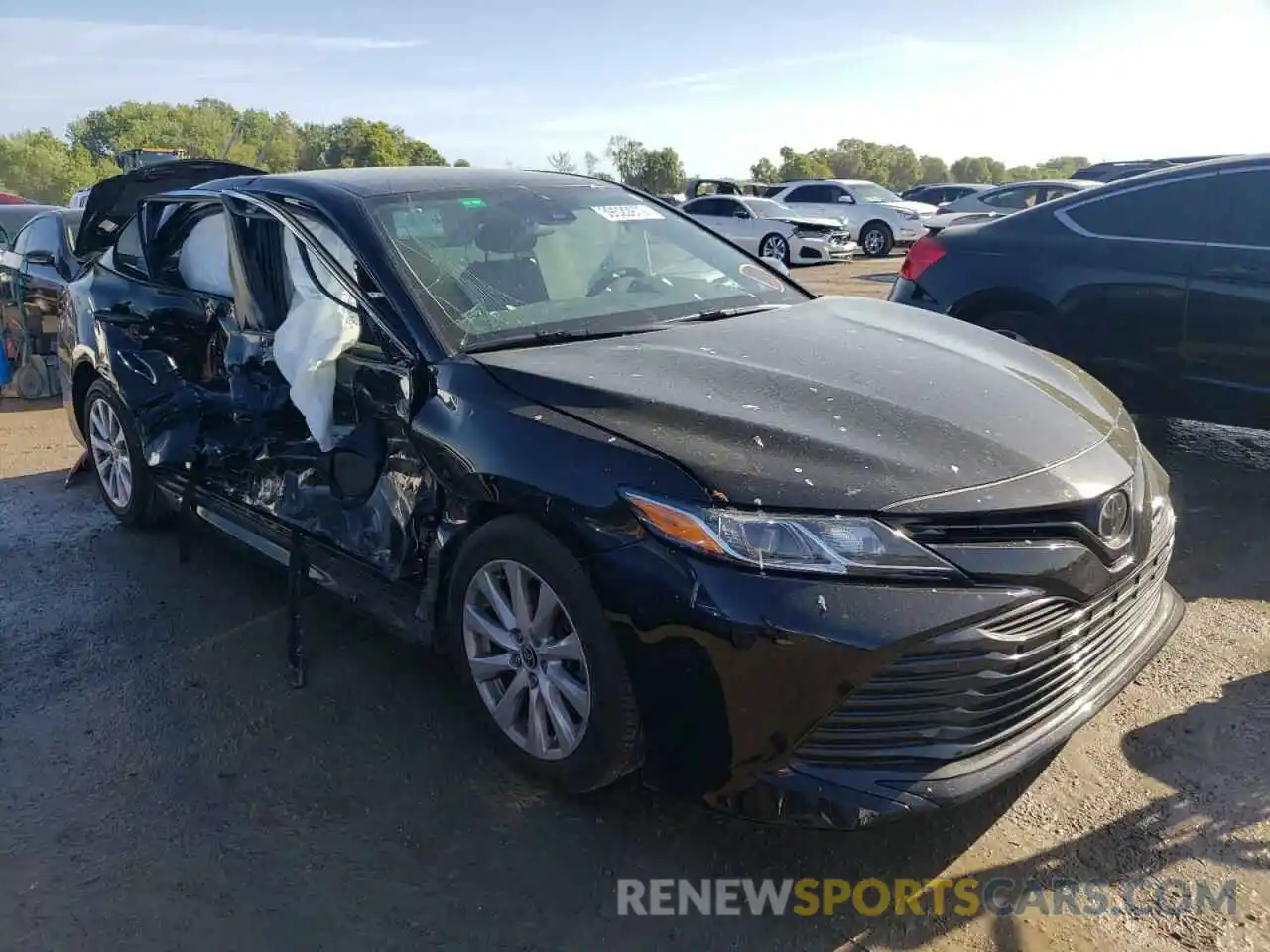 1 Photograph of a damaged car 4T1C11AK0LU954871 TOYOTA CAMRY 2020