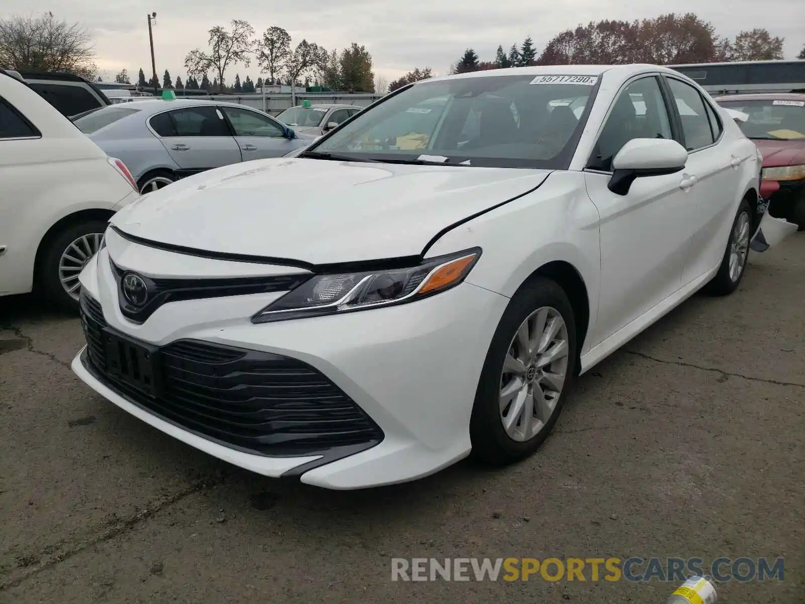 2 Photograph of a damaged car 4T1C11AK0LU955986 TOYOTA CAMRY 2020