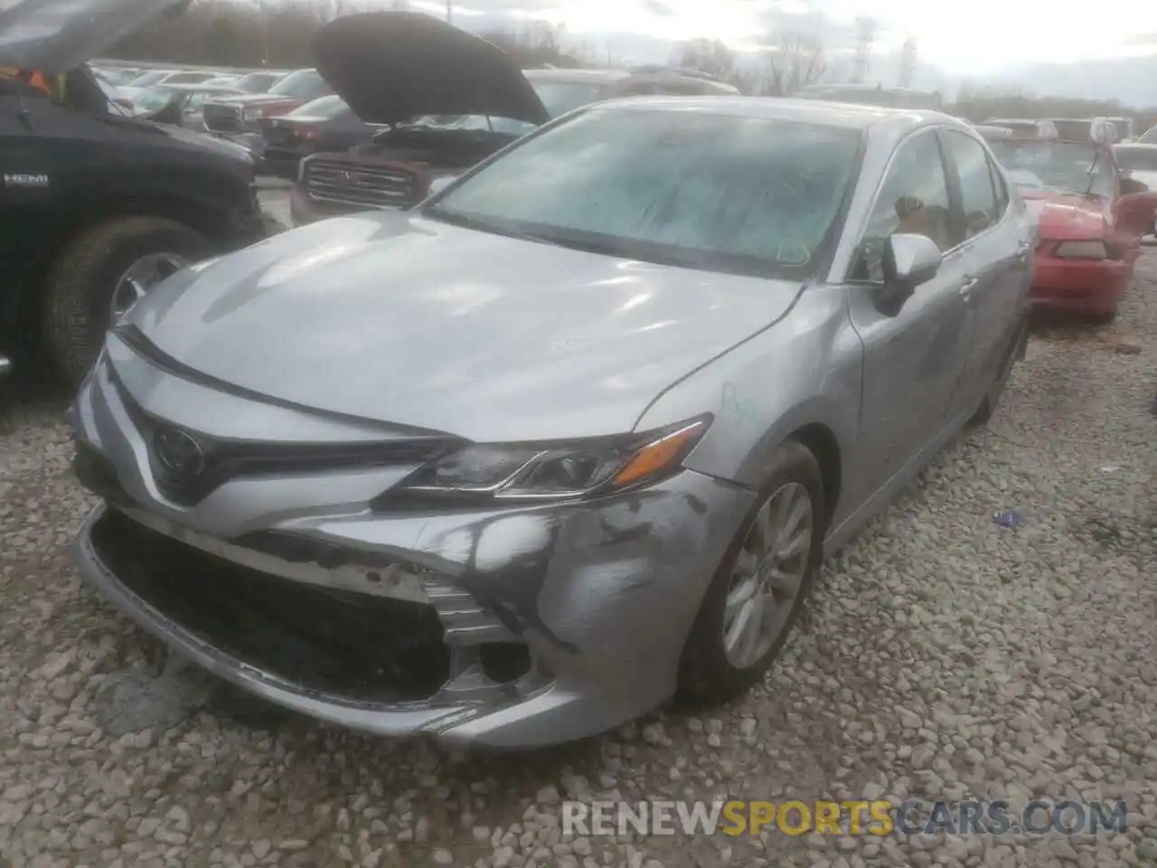 2 Photograph of a damaged car 4T1C11AK0LU975316 TOYOTA CAMRY 2020