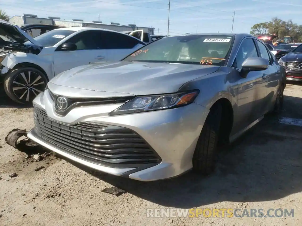 2 Photograph of a damaged car 4T1C11AK0LU984646 TOYOTA CAMRY 2020