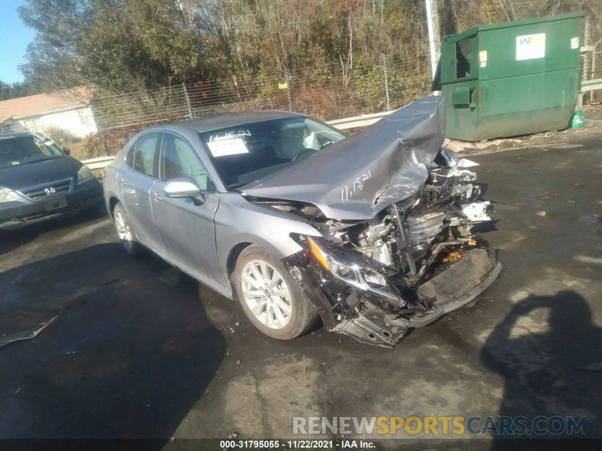 1 Photograph of a damaged car 4T1C11AK0LU985389 TOYOTA CAMRY 2020