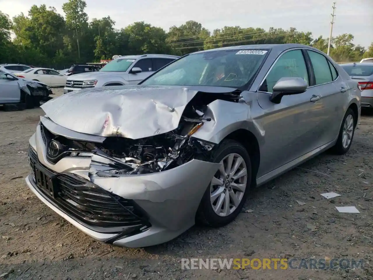 2 Photograph of a damaged car 4T1C11AK1LU301286 TOYOTA CAMRY 2020