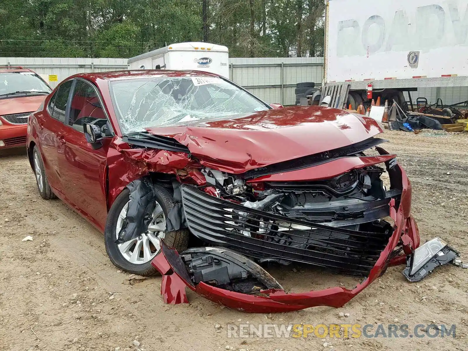 1 Photograph of a damaged car 4T1C11AK1LU318248 TOYOTA CAMRY 2020