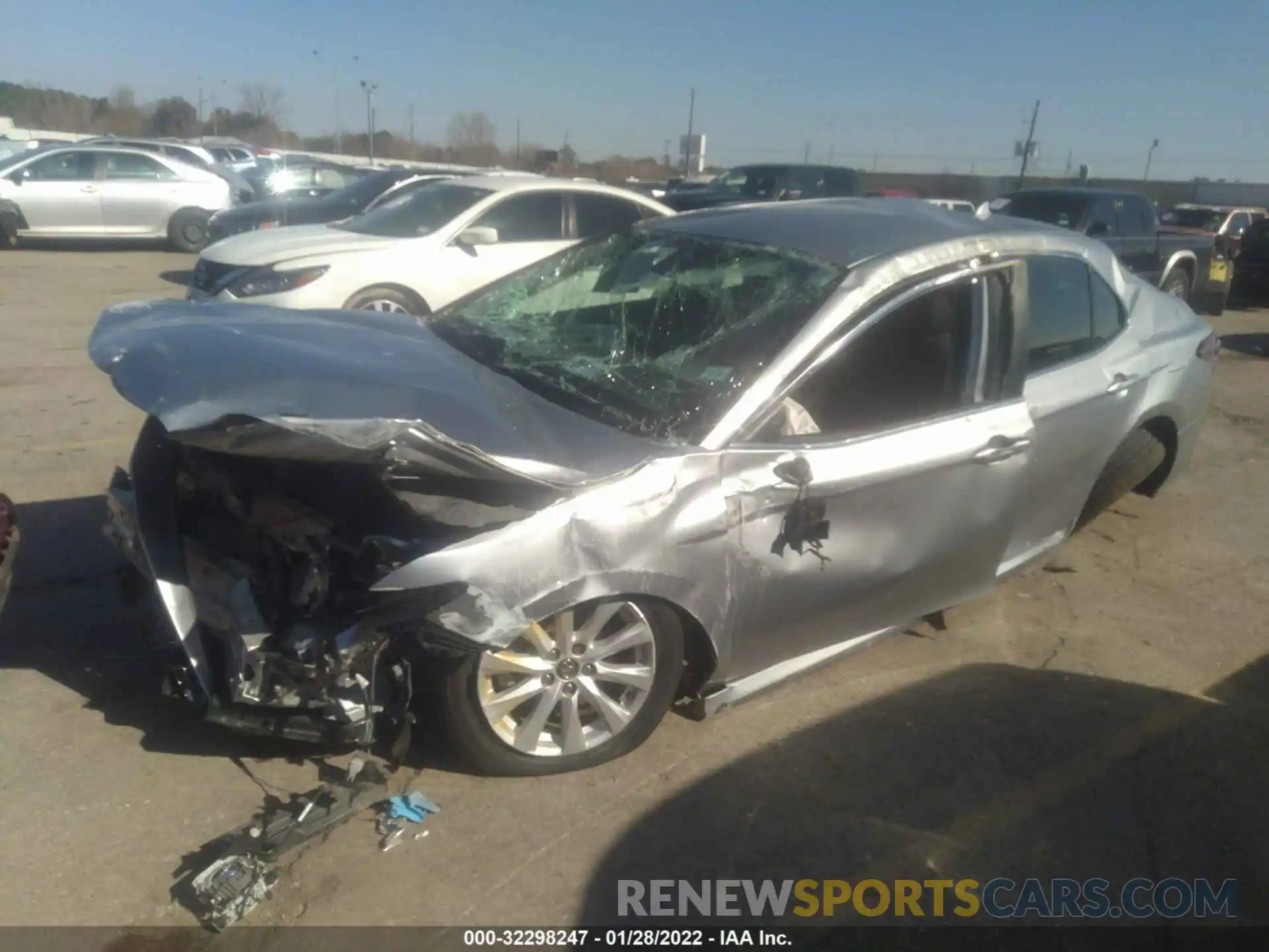 2 Photograph of a damaged car 4T1C11AK1LU329640 TOYOTA CAMRY 2020