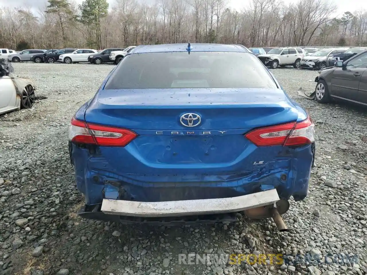 6 Photograph of a damaged car 4T1C11AK1LU334739 TOYOTA CAMRY 2020