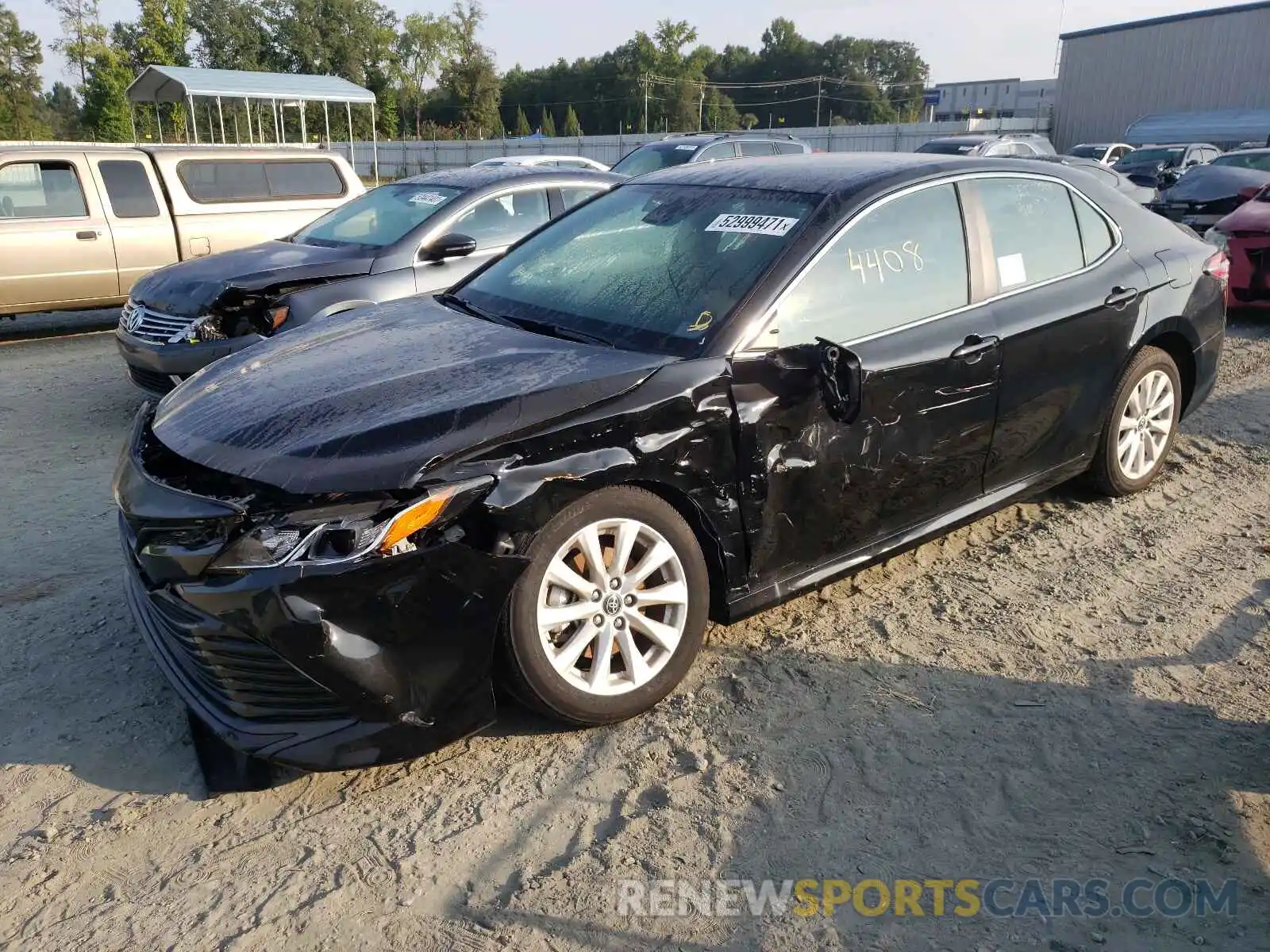 2 Photograph of a damaged car 4T1C11AK1LU341674 TOYOTA CAMRY 2020