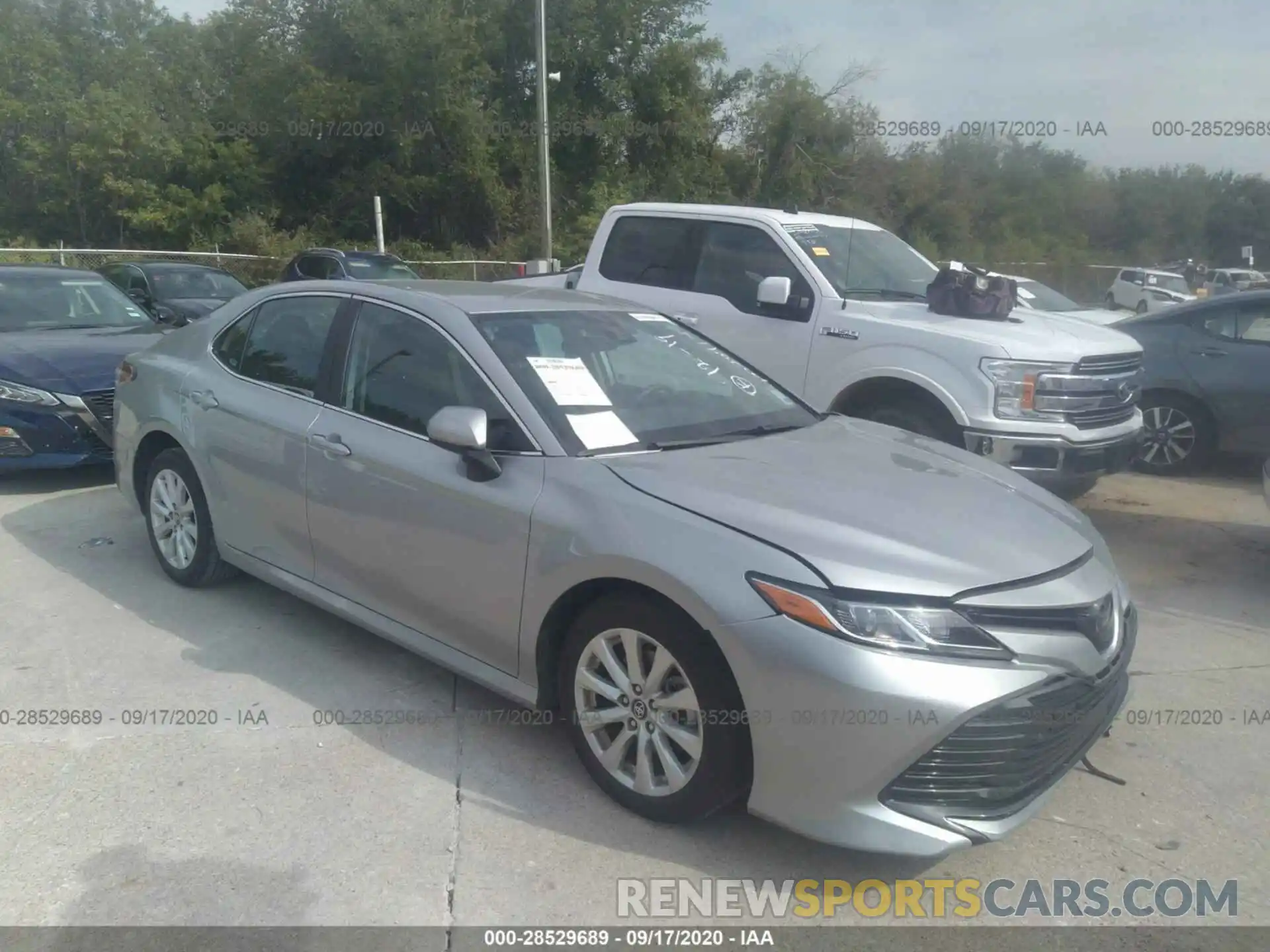 1 Photograph of a damaged car 4T1C11AK1LU346177 TOYOTA CAMRY 2020