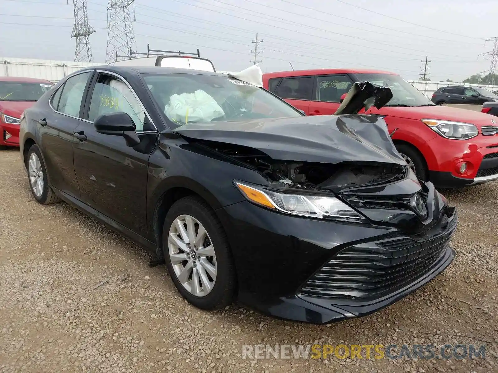 1 Photograph of a damaged car 4T1C11AK1LU347040 TOYOTA CAMRY 2020