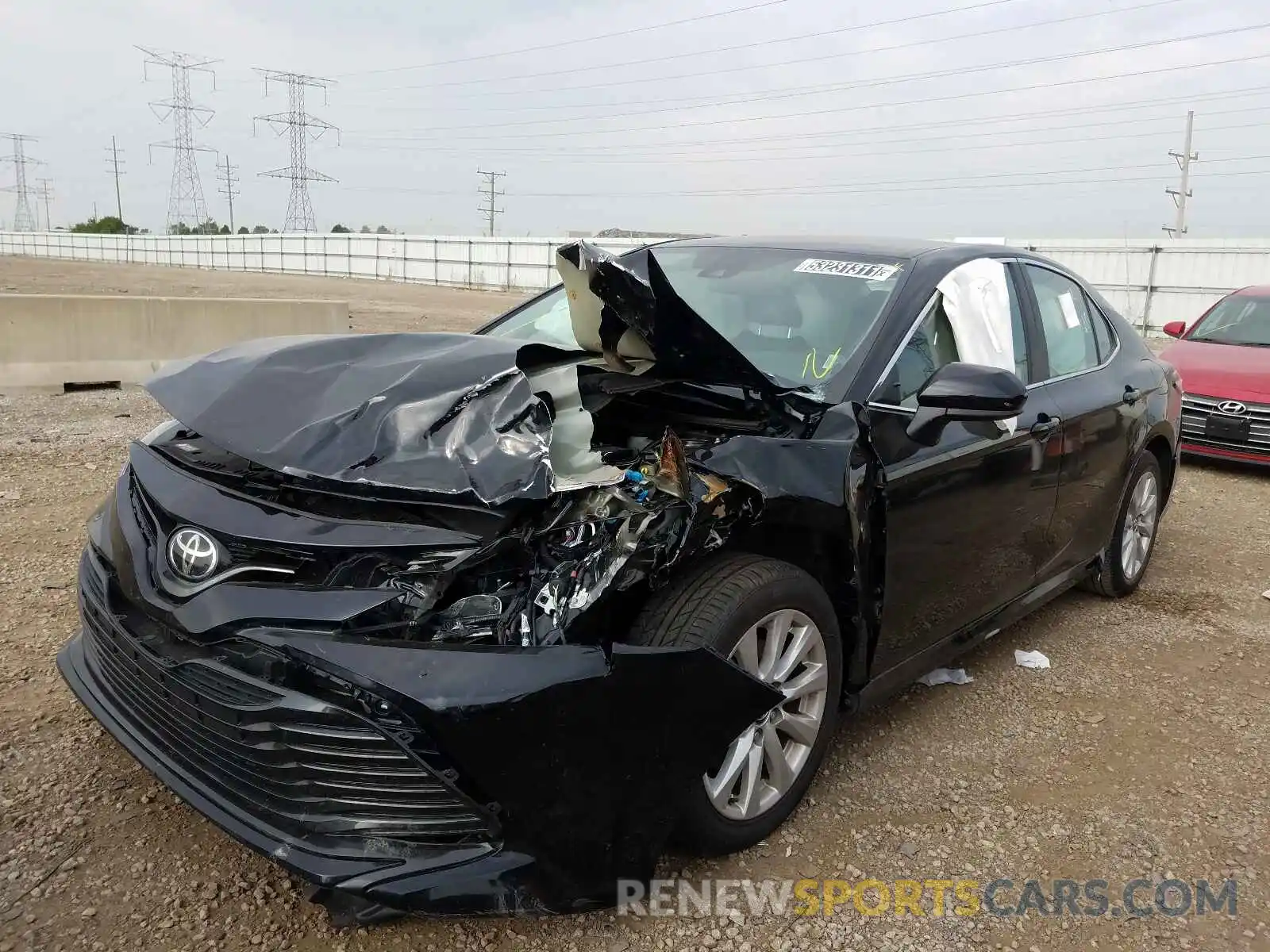 2 Photograph of a damaged car 4T1C11AK1LU347040 TOYOTA CAMRY 2020