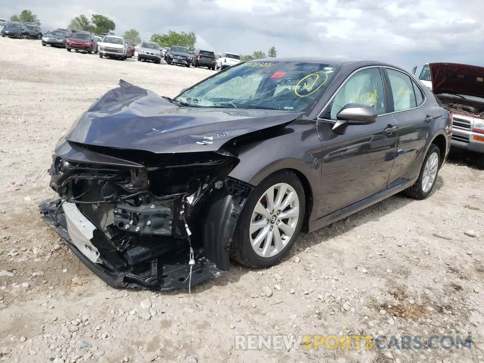 2 Photograph of a damaged car 4T1C11AK1LU349323 TOYOTA CAMRY 2020