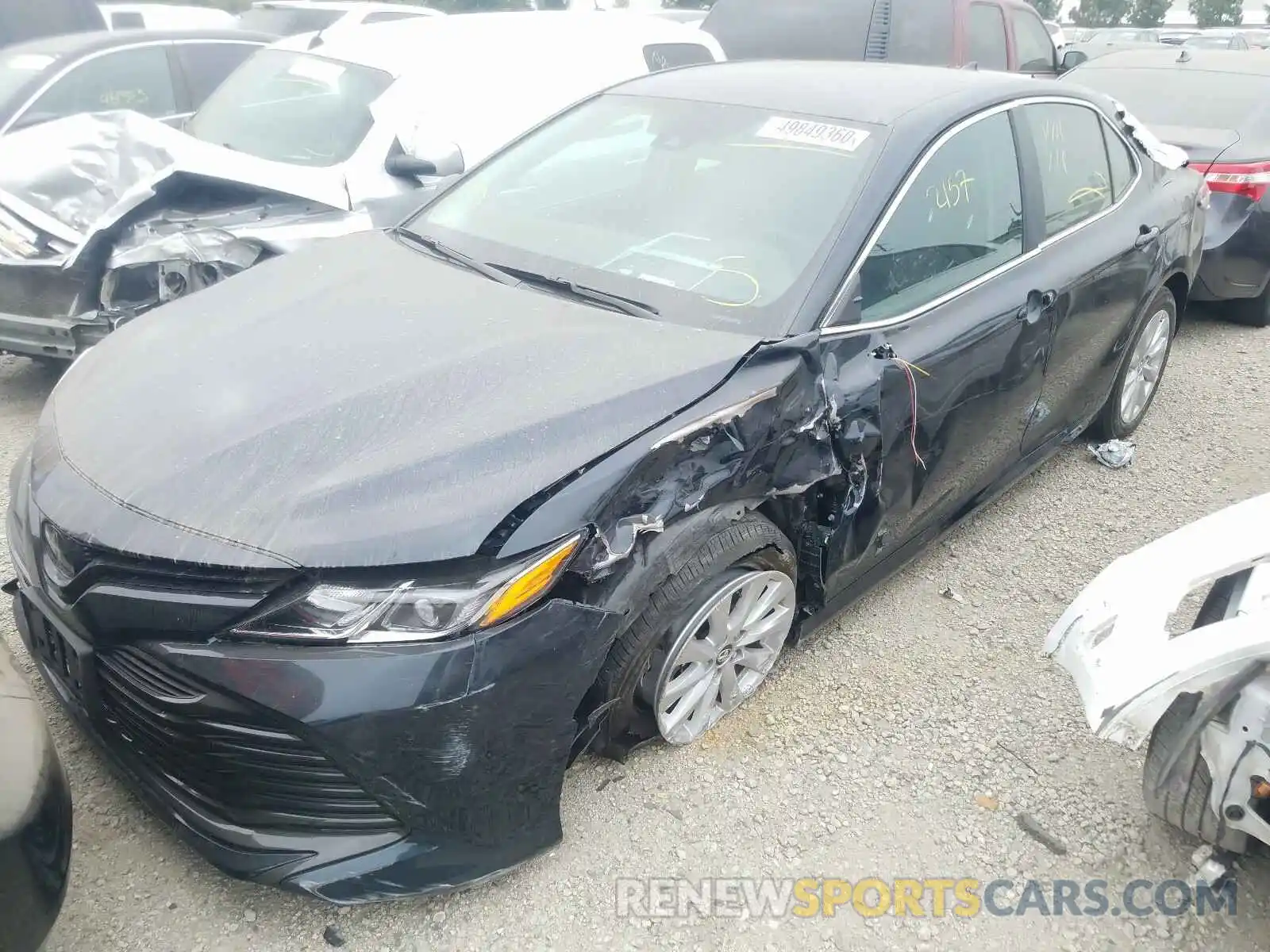 2 Photograph of a damaged car 4T1C11AK1LU351251 TOYOTA CAMRY 2020