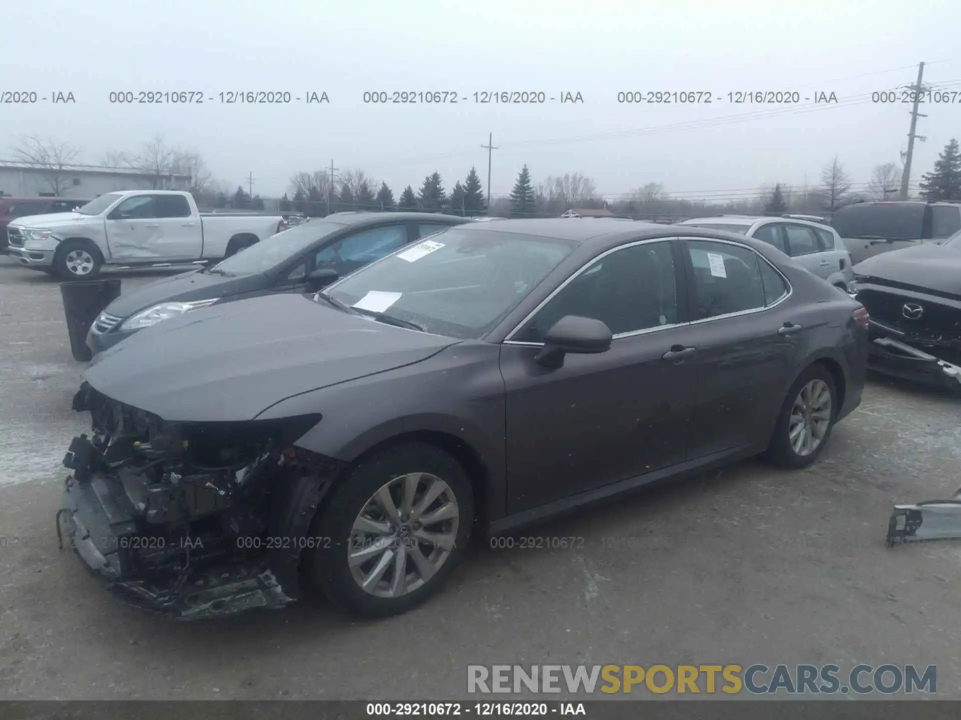 2 Photograph of a damaged car 4T1C11AK1LU352268 TOYOTA CAMRY 2020