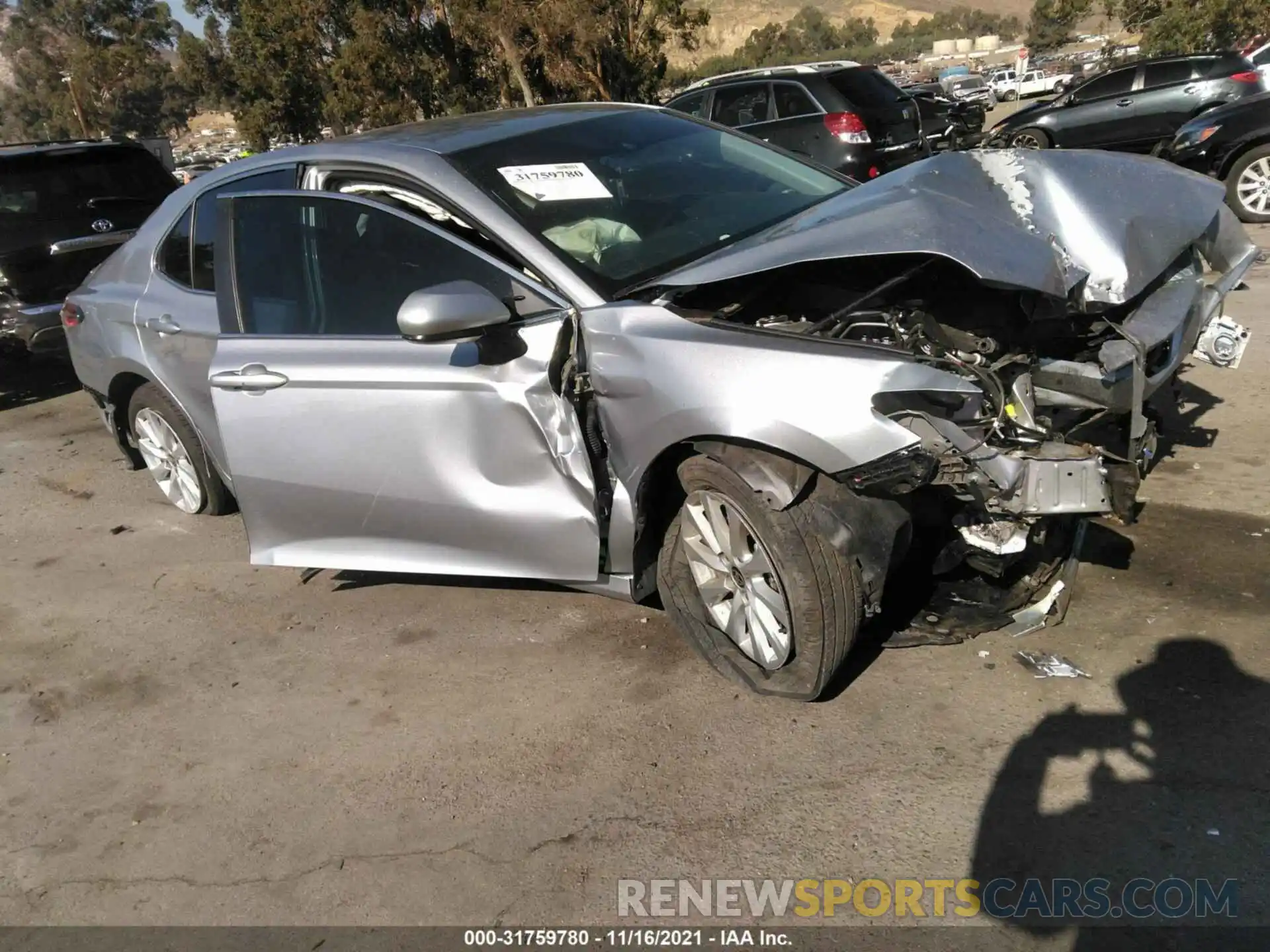 1 Photograph of a damaged car 4T1C11AK1LU364159 TOYOTA CAMRY 2020