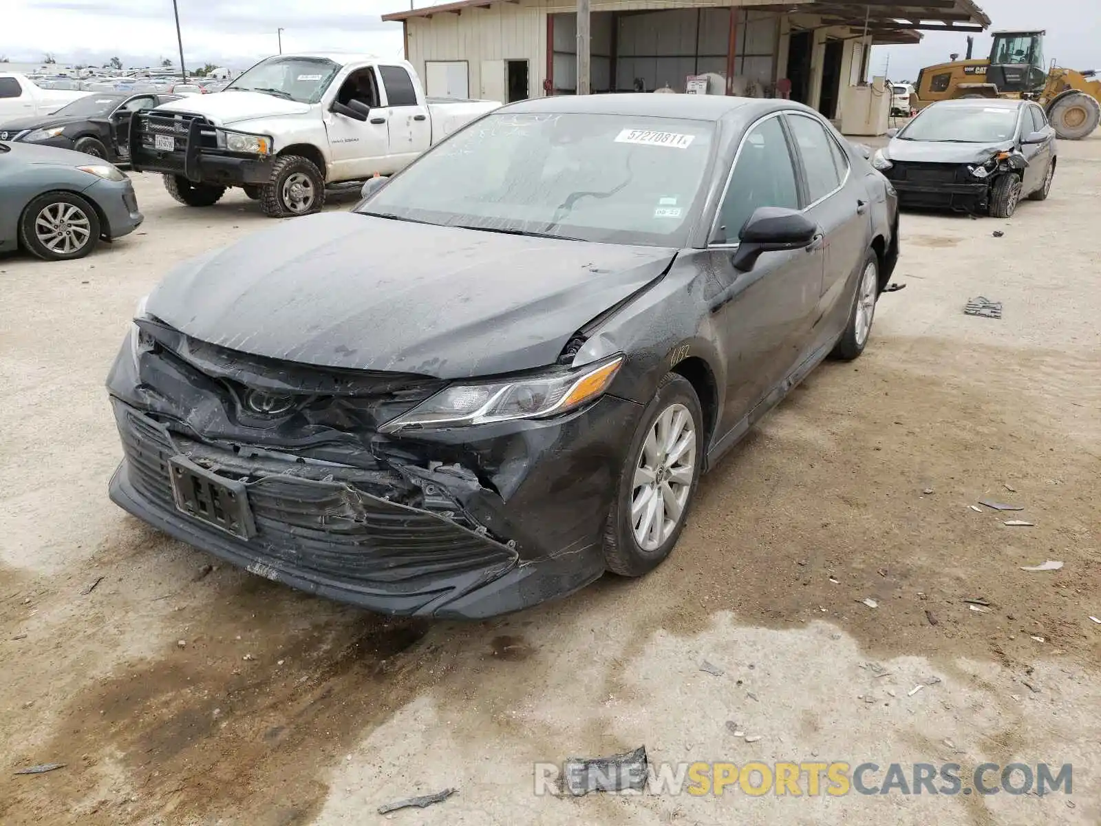 2 Photograph of a damaged car 4T1C11AK1LU364713 TOYOTA CAMRY 2020