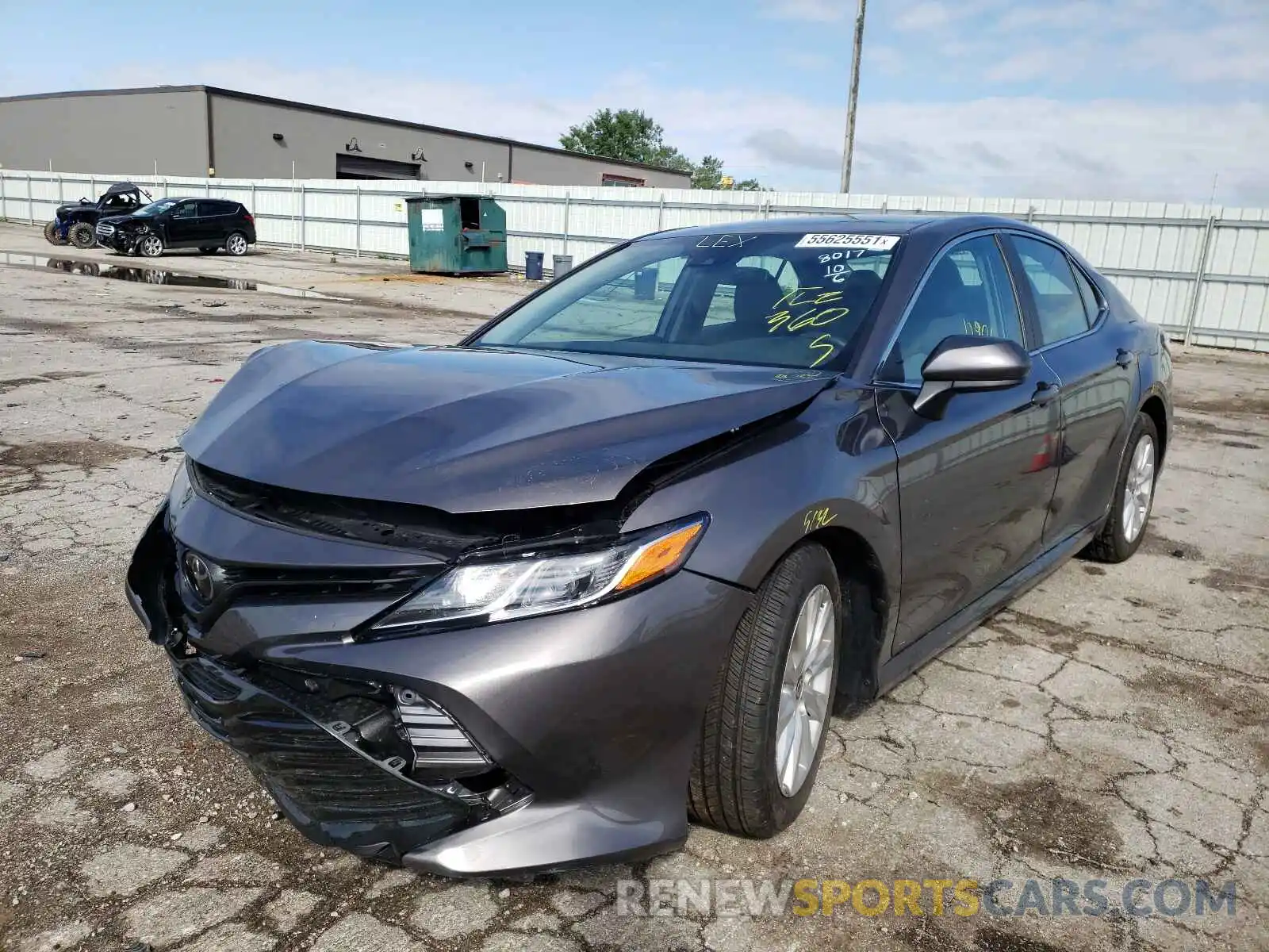 2 Photograph of a damaged car 4T1C11AK1LU368017 TOYOTA CAMRY 2020