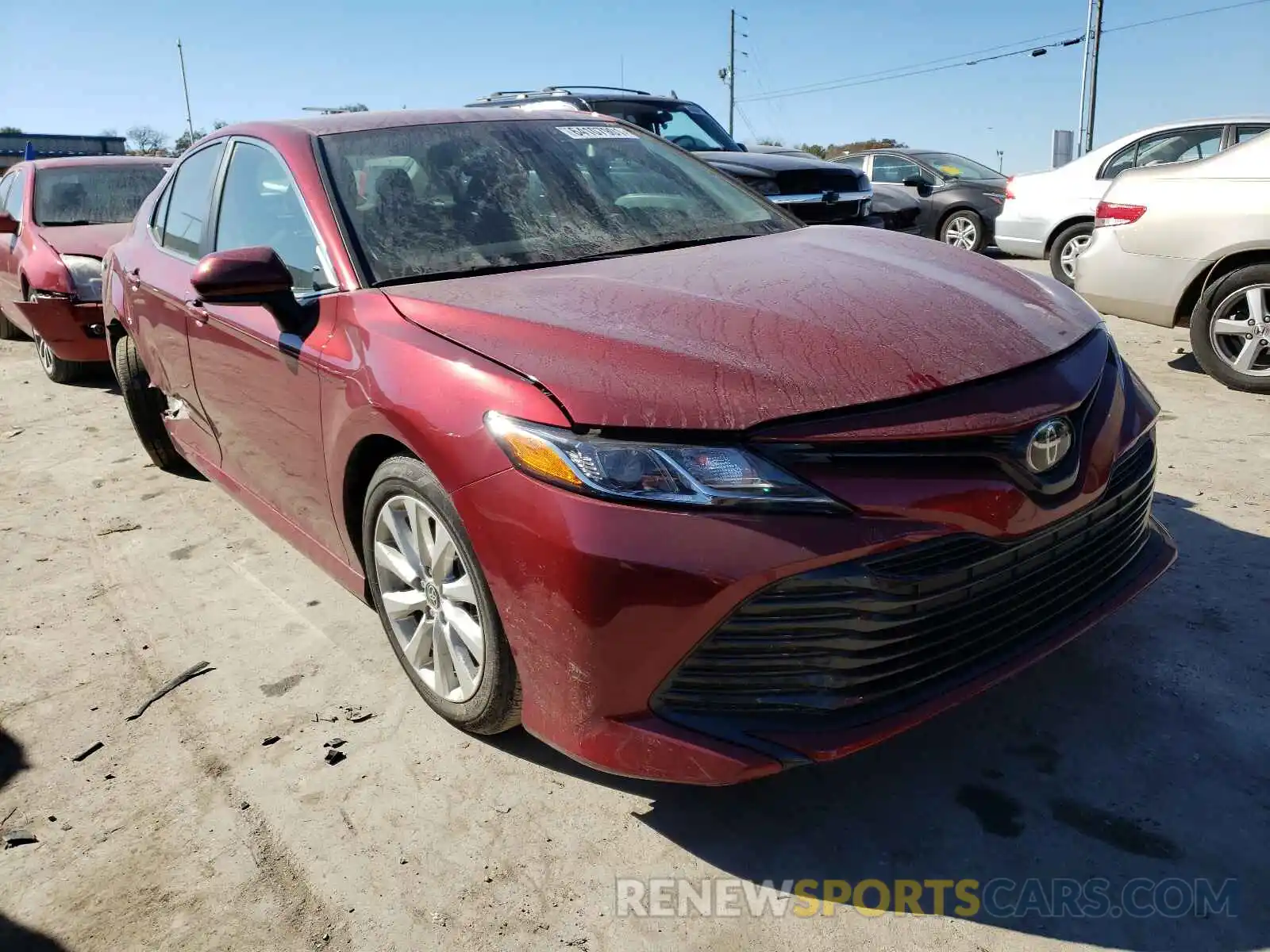 1 Photograph of a damaged car 4T1C11AK1LU373220 TOYOTA CAMRY 2020