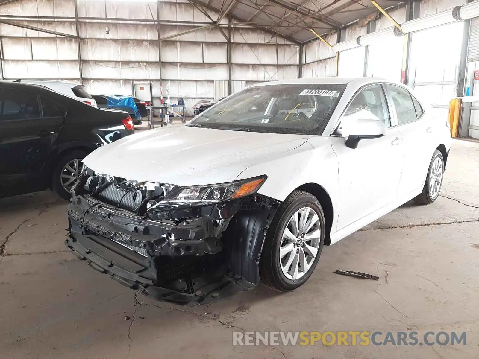 2 Photograph of a damaged car 4T1C11AK1LU401128 TOYOTA CAMRY 2020