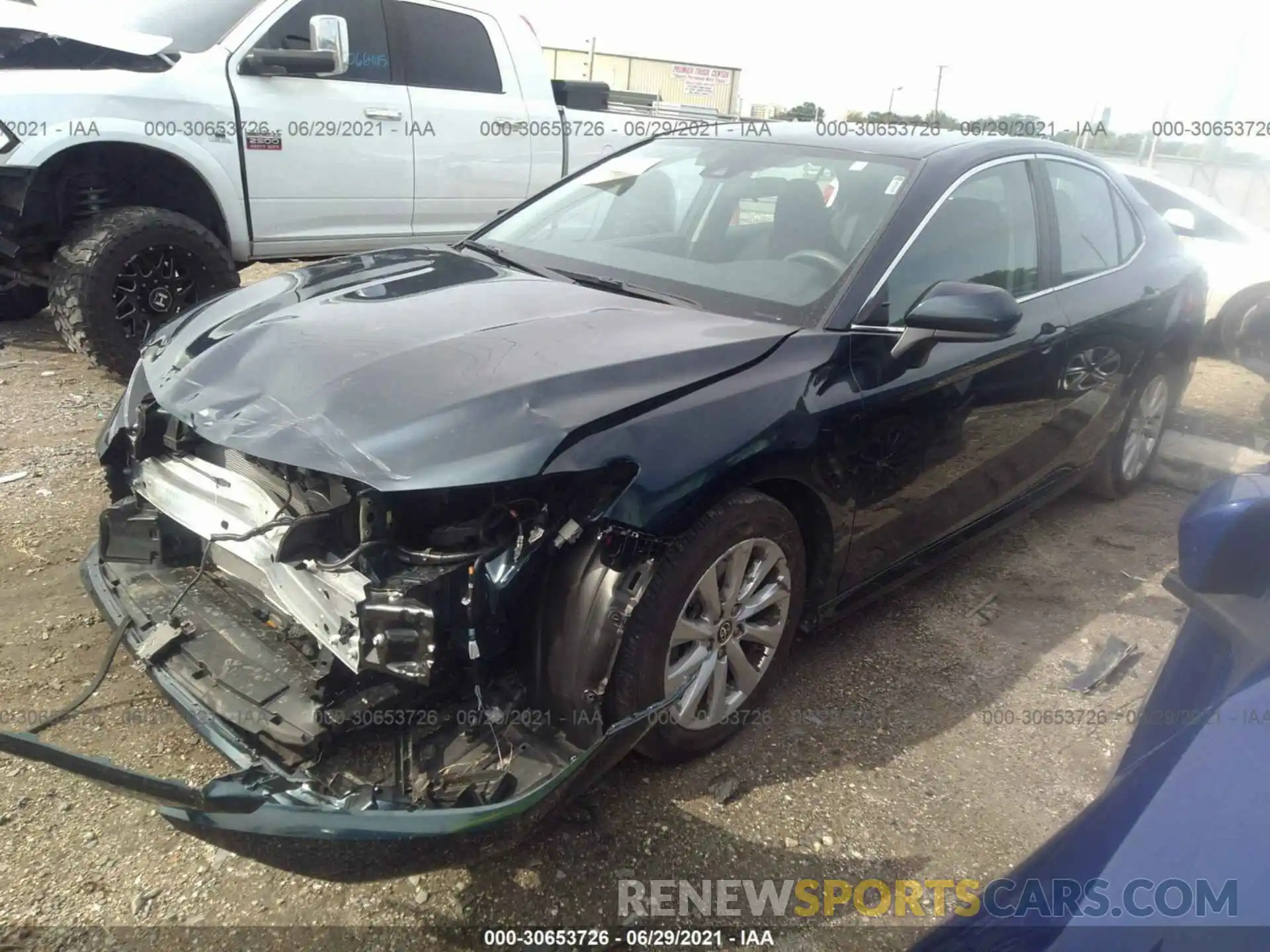 2 Photograph of a damaged car 4T1C11AK1LU500323 TOYOTA CAMRY 2020