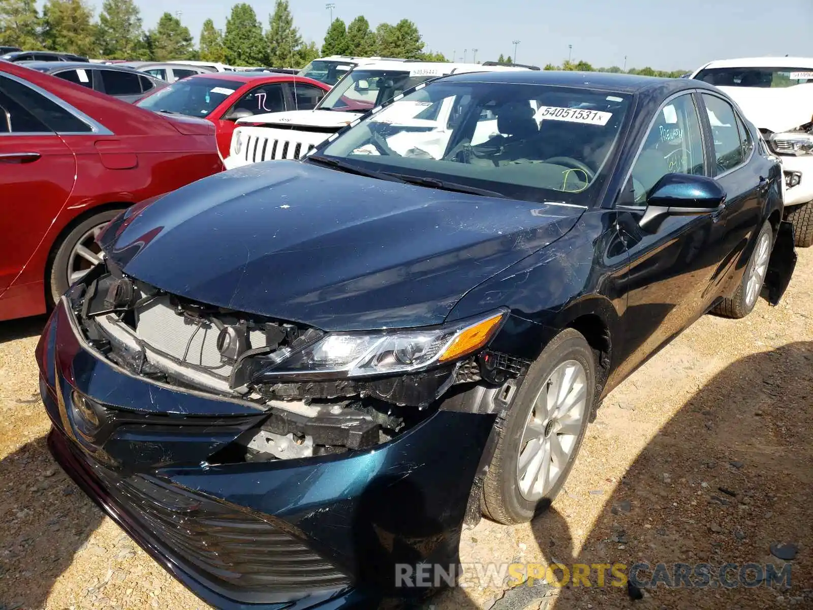 2 Photograph of a damaged car 4T1C11AK1LU504033 TOYOTA CAMRY 2020