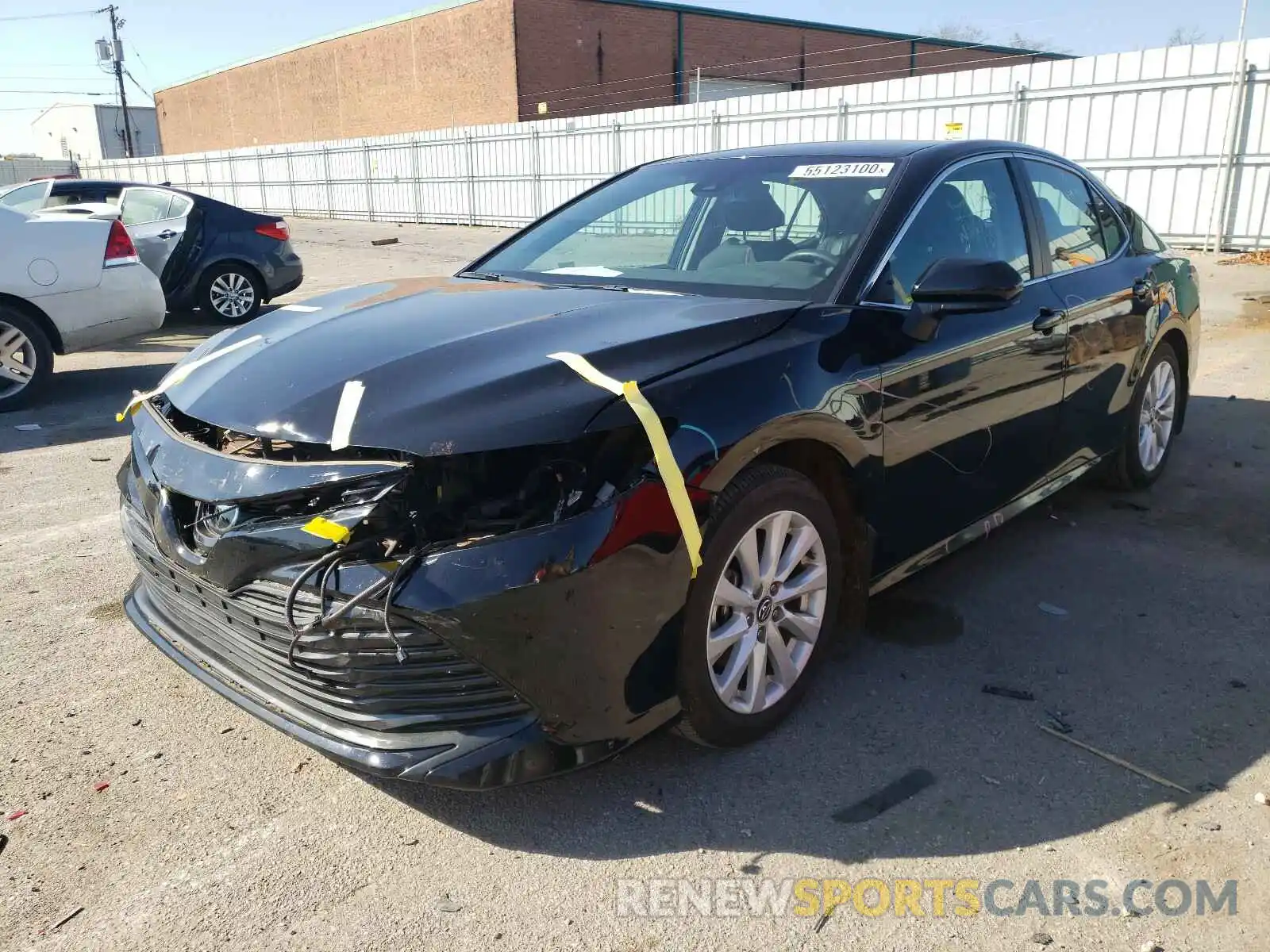 2 Photograph of a damaged car 4T1C11AK1LU861132 TOYOTA CAMRY 2020