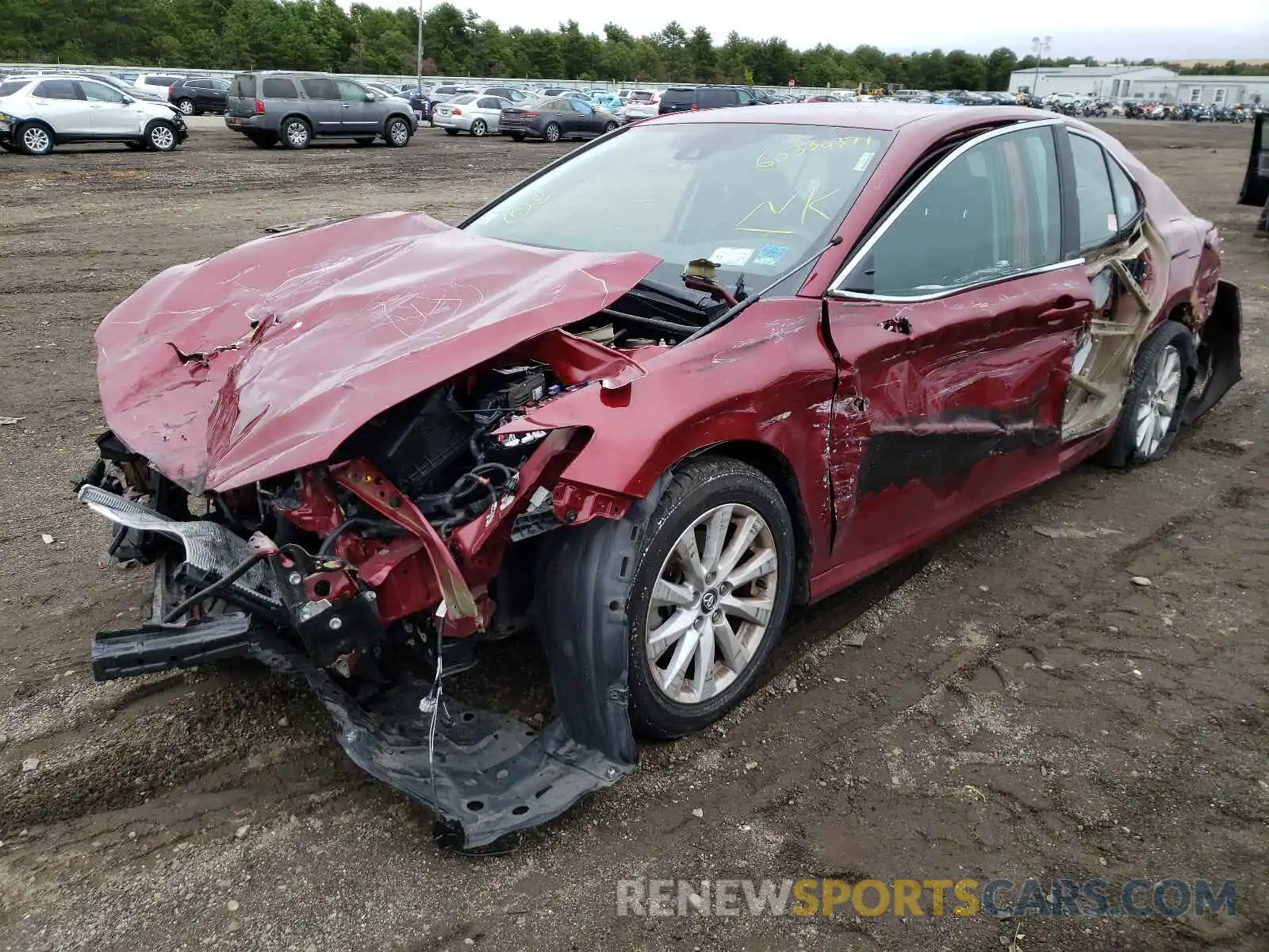 2 Photograph of a damaged car 4T1C11AK1LU866203 TOYOTA CAMRY 2020