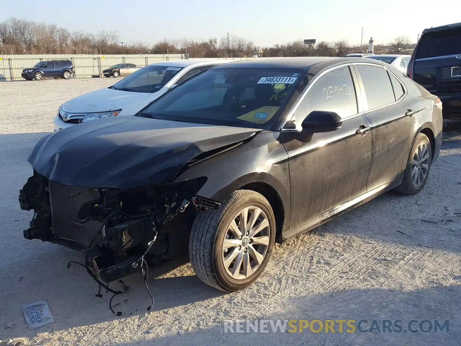 2 Photograph of a damaged car 4T1C11AK1LU881168 TOYOTA CAMRY 2020