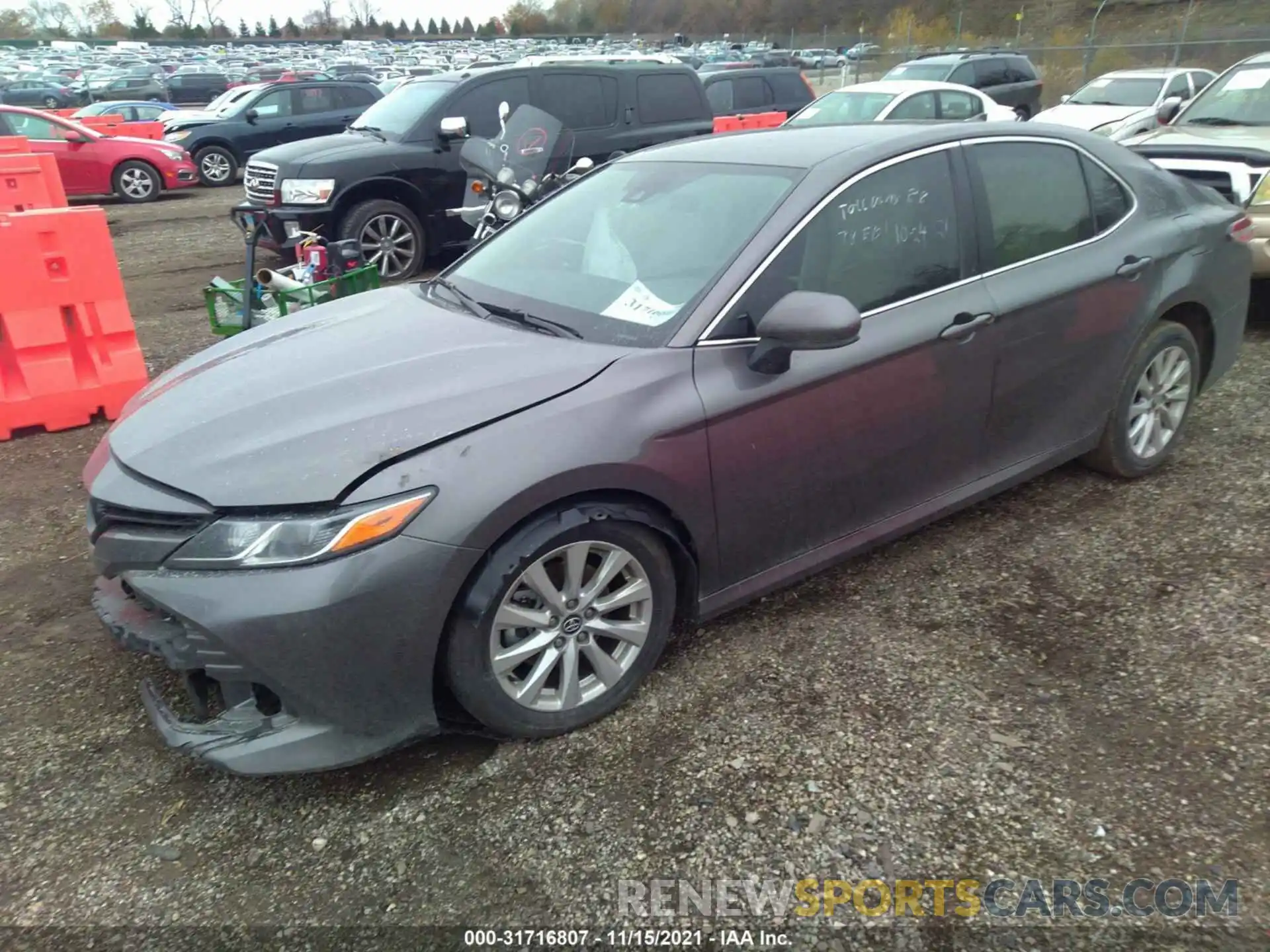 2 Photograph of a damaged car 4T1C11AK1LU887939 TOYOTA CAMRY 2020